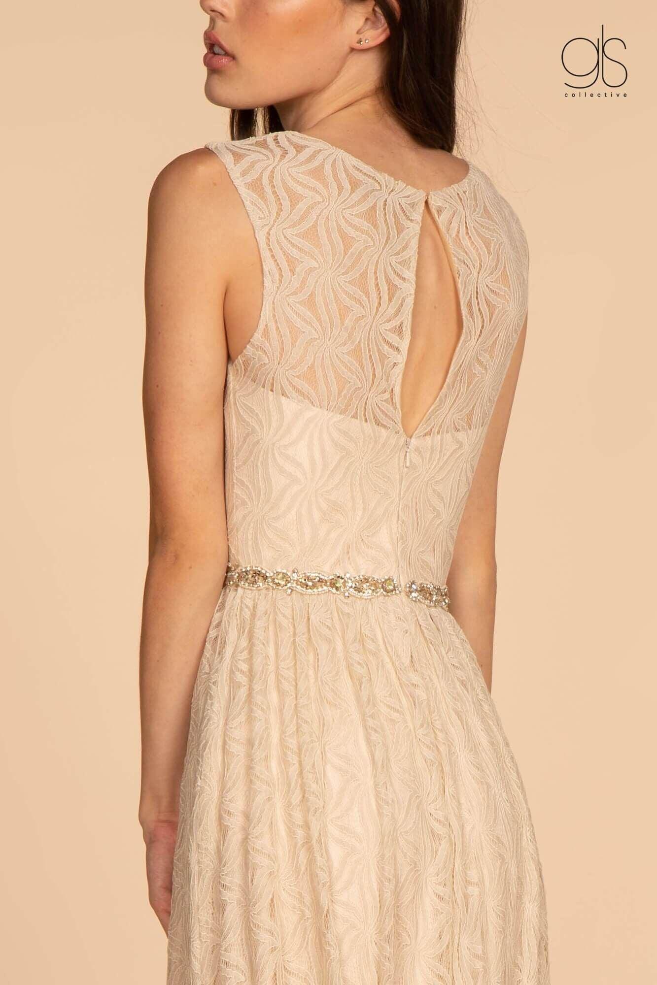 Long Lace Evening Formal Prom Dress - Image 8