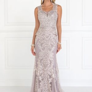 Long Prom Dress All Lace Evening Gown
