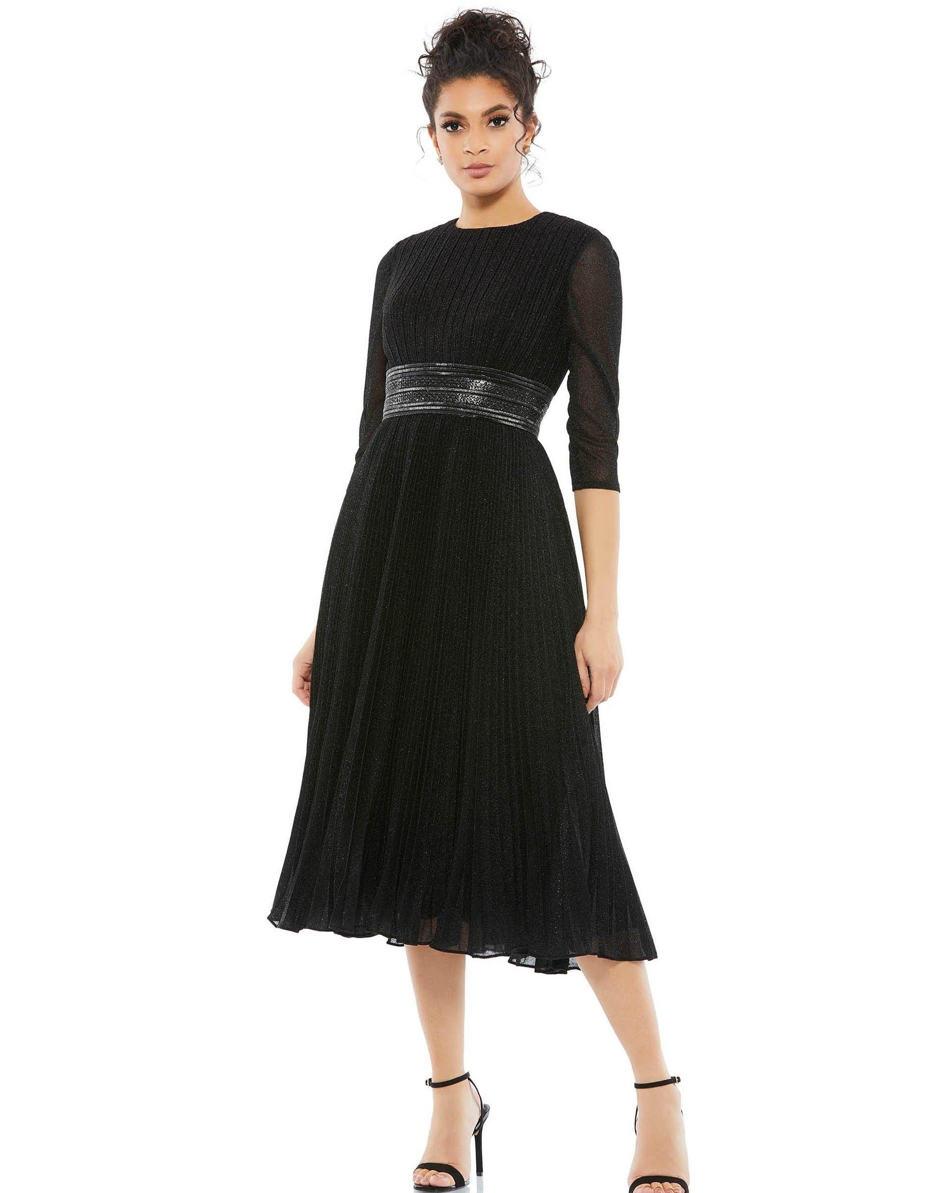 Short Long Sleeve Cocktail Dress Long Sleeves Mac Duggal 30750 - Image 4