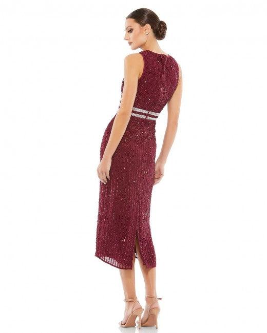 Short Sleeveless Sequins Dress by Mac Duggal A10509 - Image 5