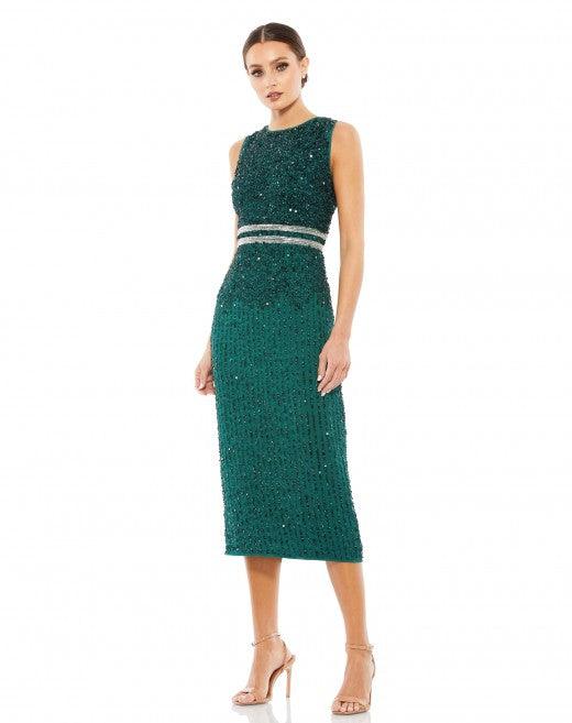Short Sleeveless Sequins Dress by Mac Duggal A10509 - Image 14