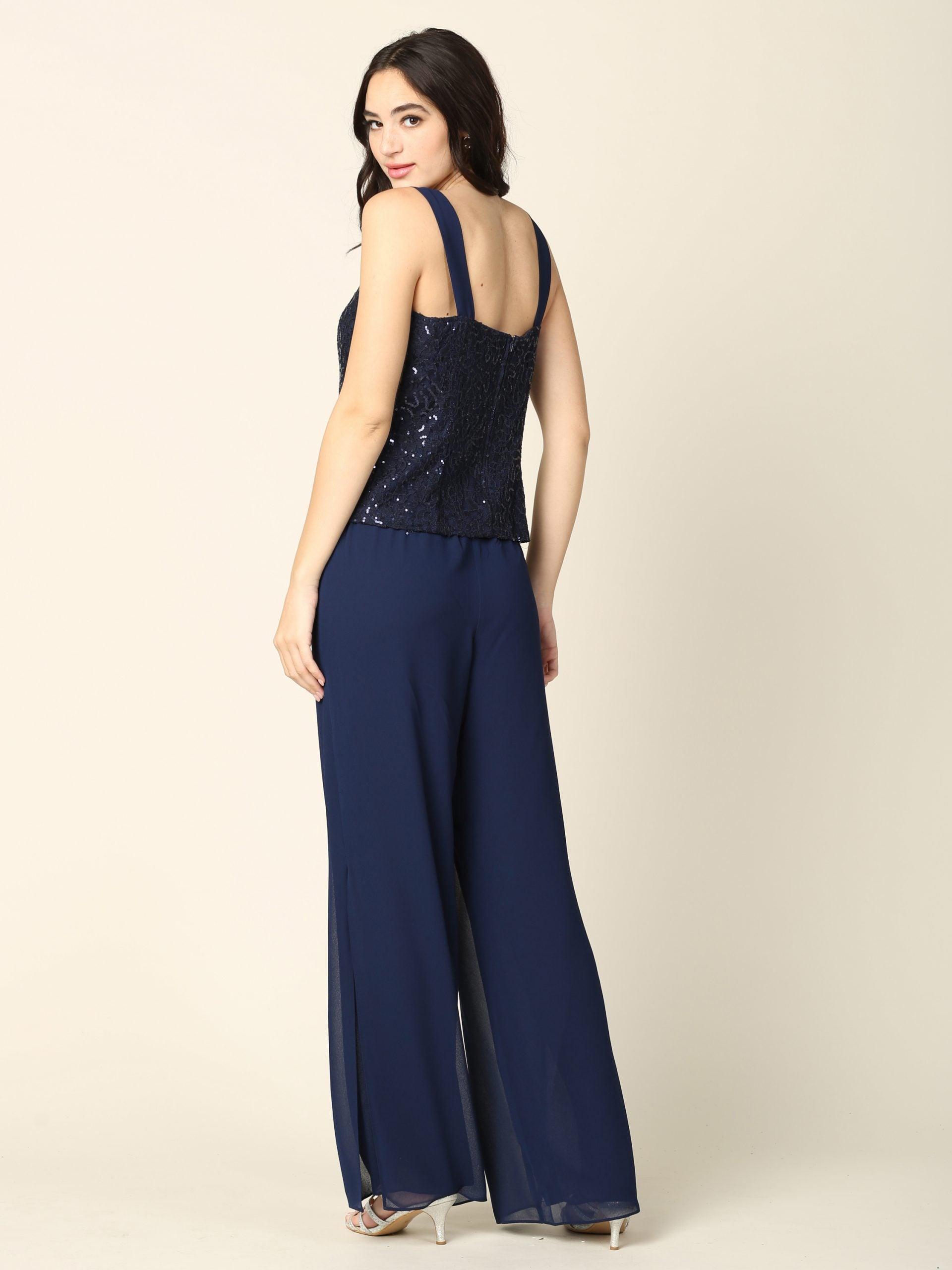 Mother of the Bride Formal Jacket Pant Suit - Image 11