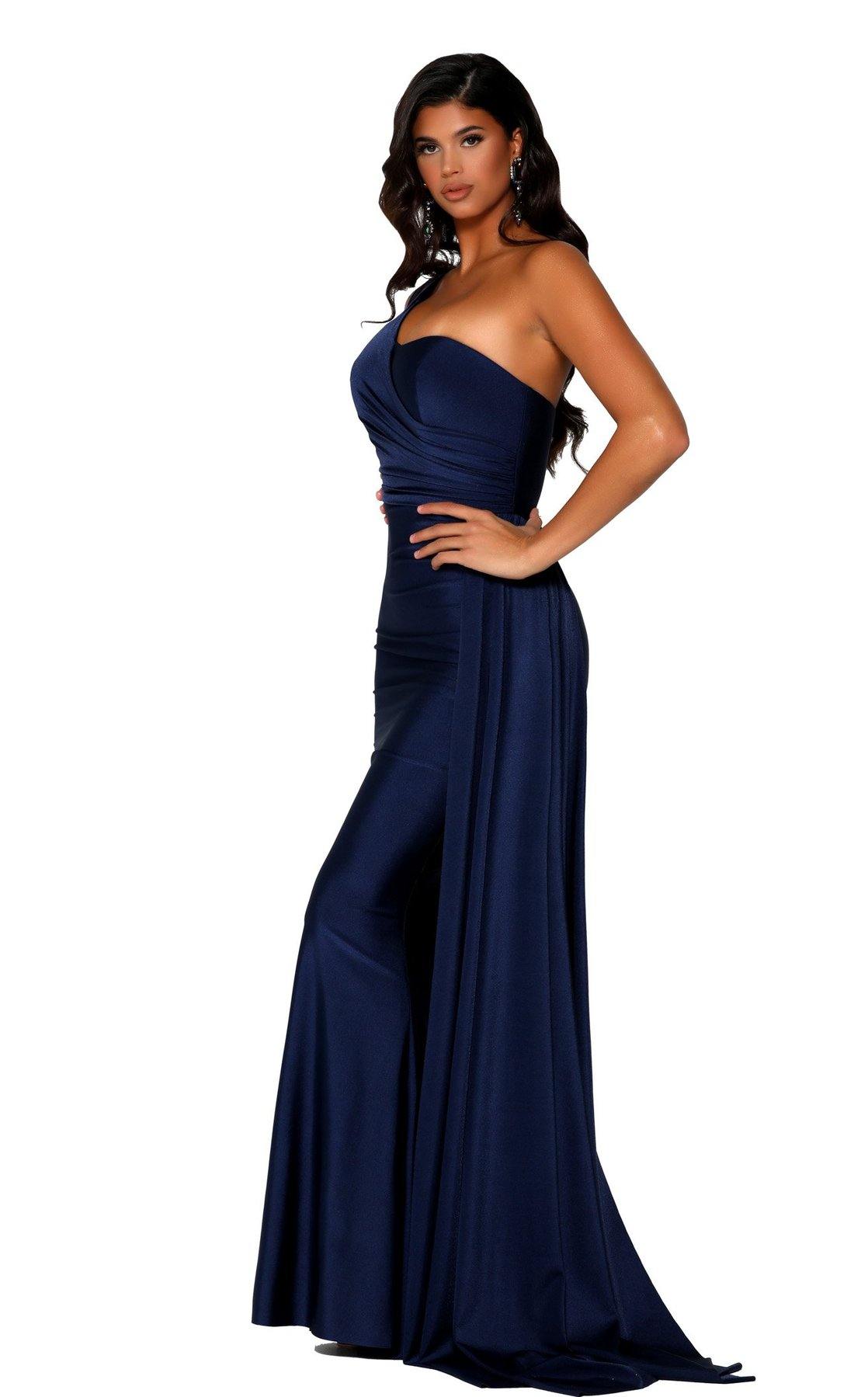 Portia And Scarlett 6321 Long Single Shoulder Prom Dress - Image 10