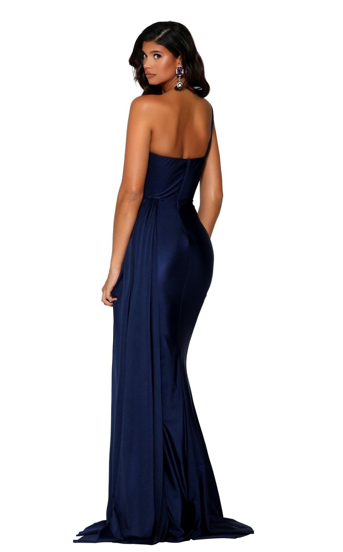 Portia And Scarlett 6321 Long Single Shoulder Prom Dress - Image 11