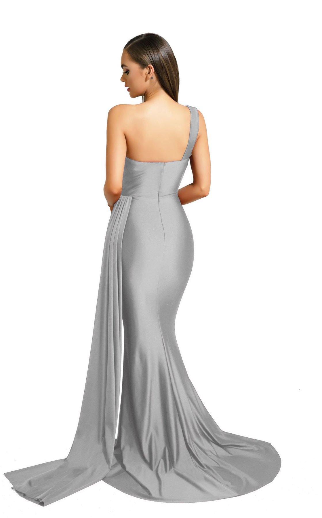 Portia And Scarlett 6321 Long Single Shoulder Prom Dress - Image 25