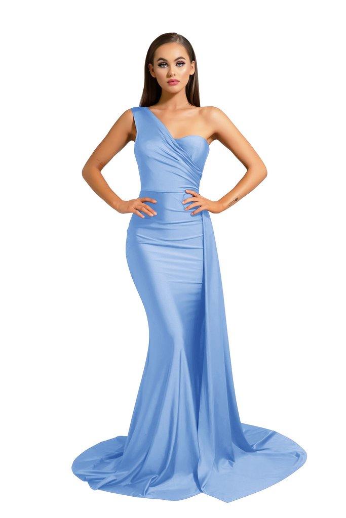 Portia And Scarlett 6321 Long Single Shoulder Prom Dress - Image 29