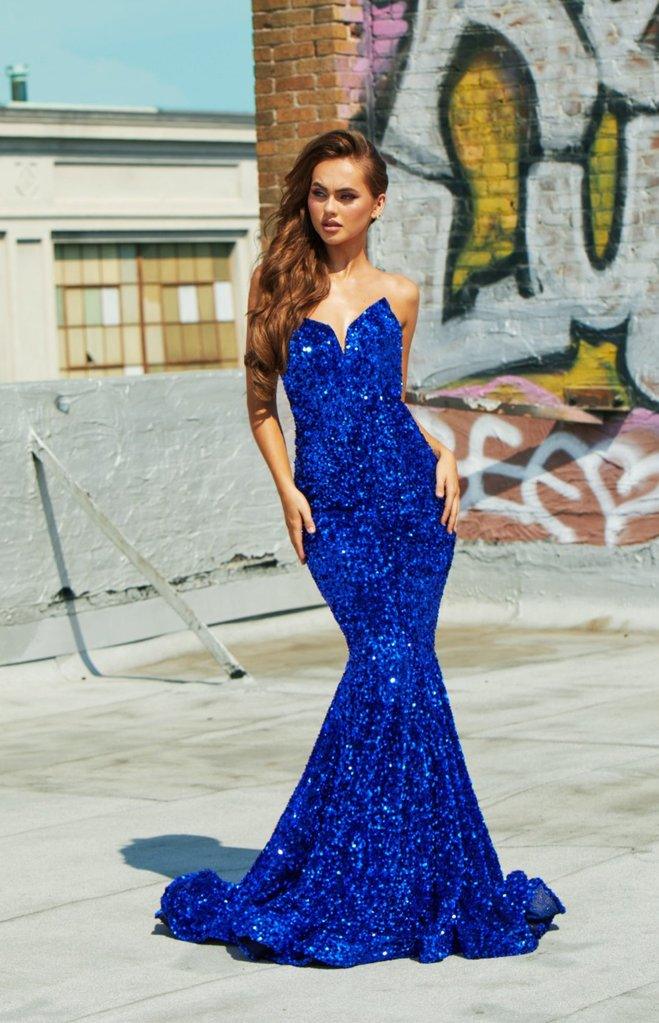 Portia And Scarlett 21208 Strapless Long Prom Dress - Image 9