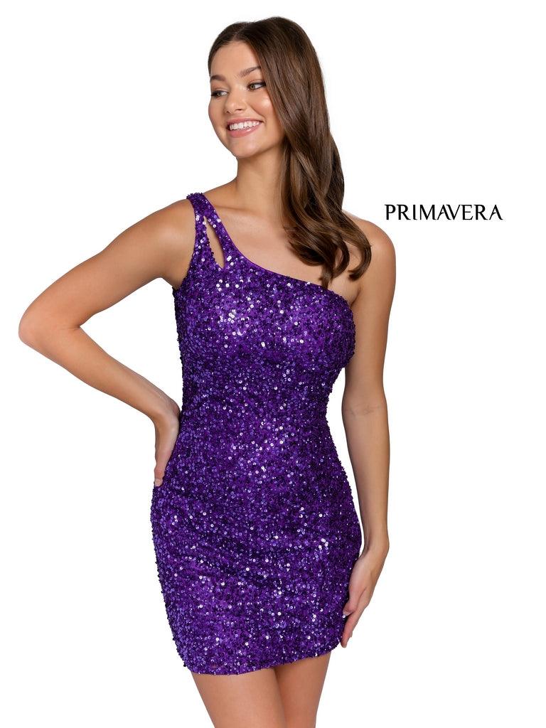 Homecoming Short Prom Dress by Primavera Couture 3573 - Image 12
