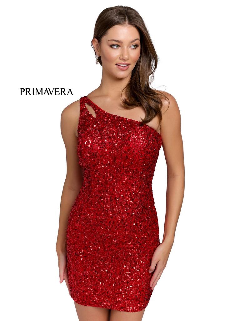 Homecoming Short Prom Dress by Primavera Couture 3573 - Image 14