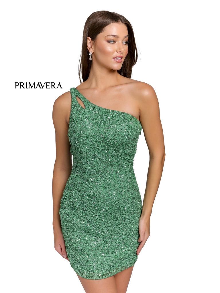 Homecoming Short Prom Dress by Primavera Couture 3573 - Image 7