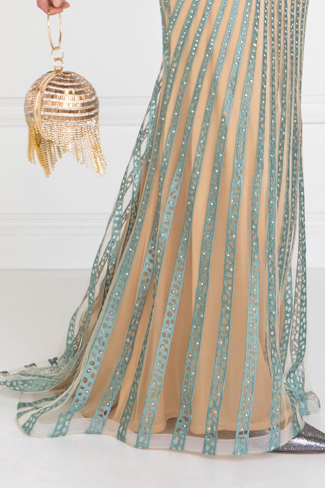 Prom Formal Beaded Dress Evening Gown - Image 10