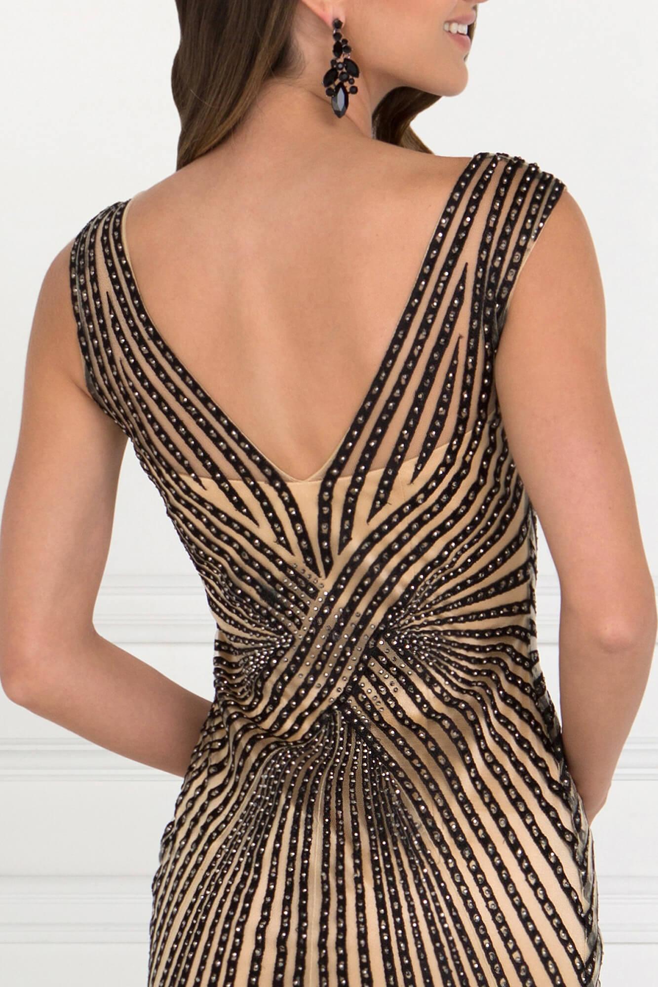 Prom Formal Beaded Dress Evening Gown - Image 7