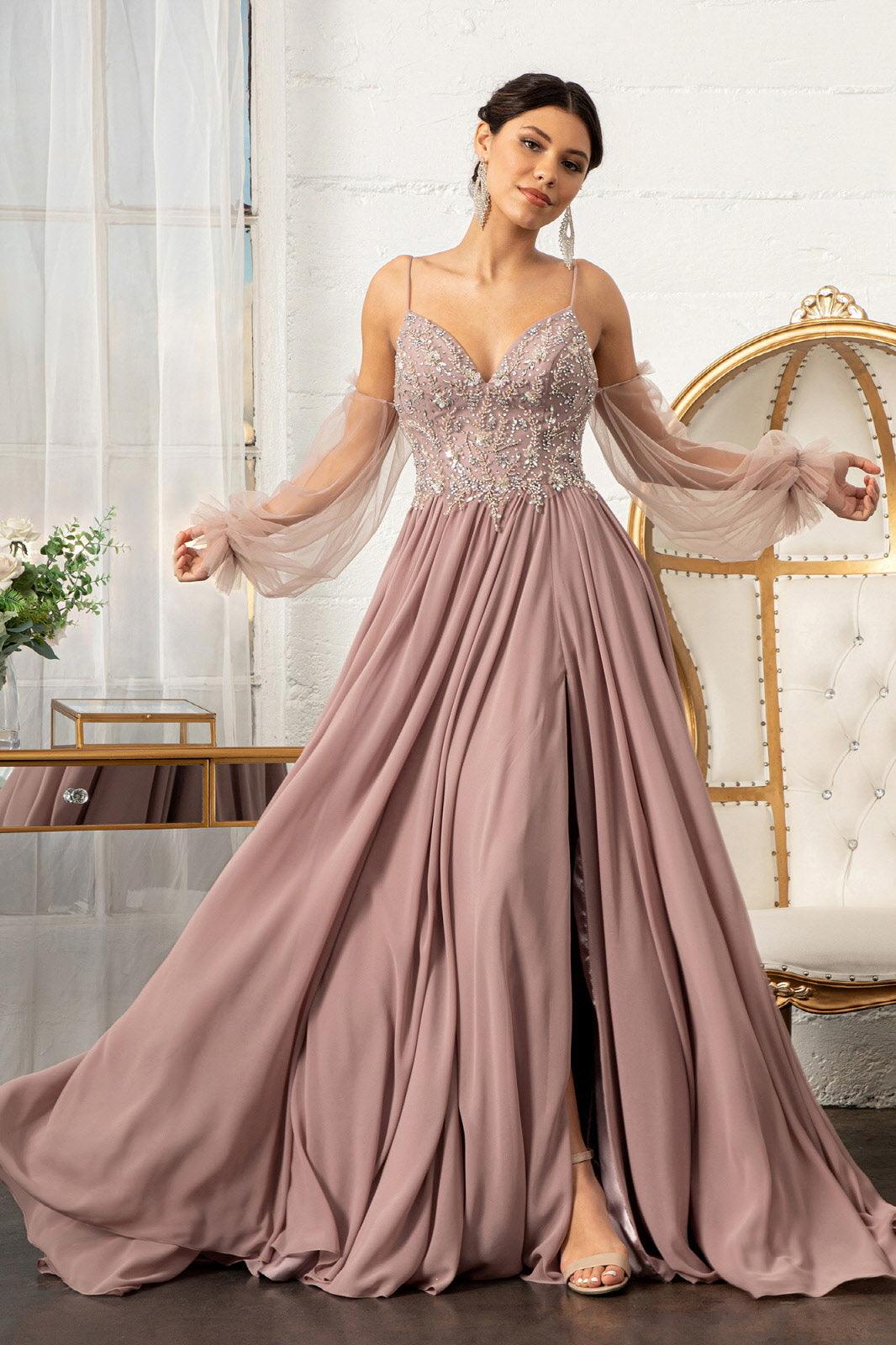 Prom Long Formal Chiffon Evening Dress