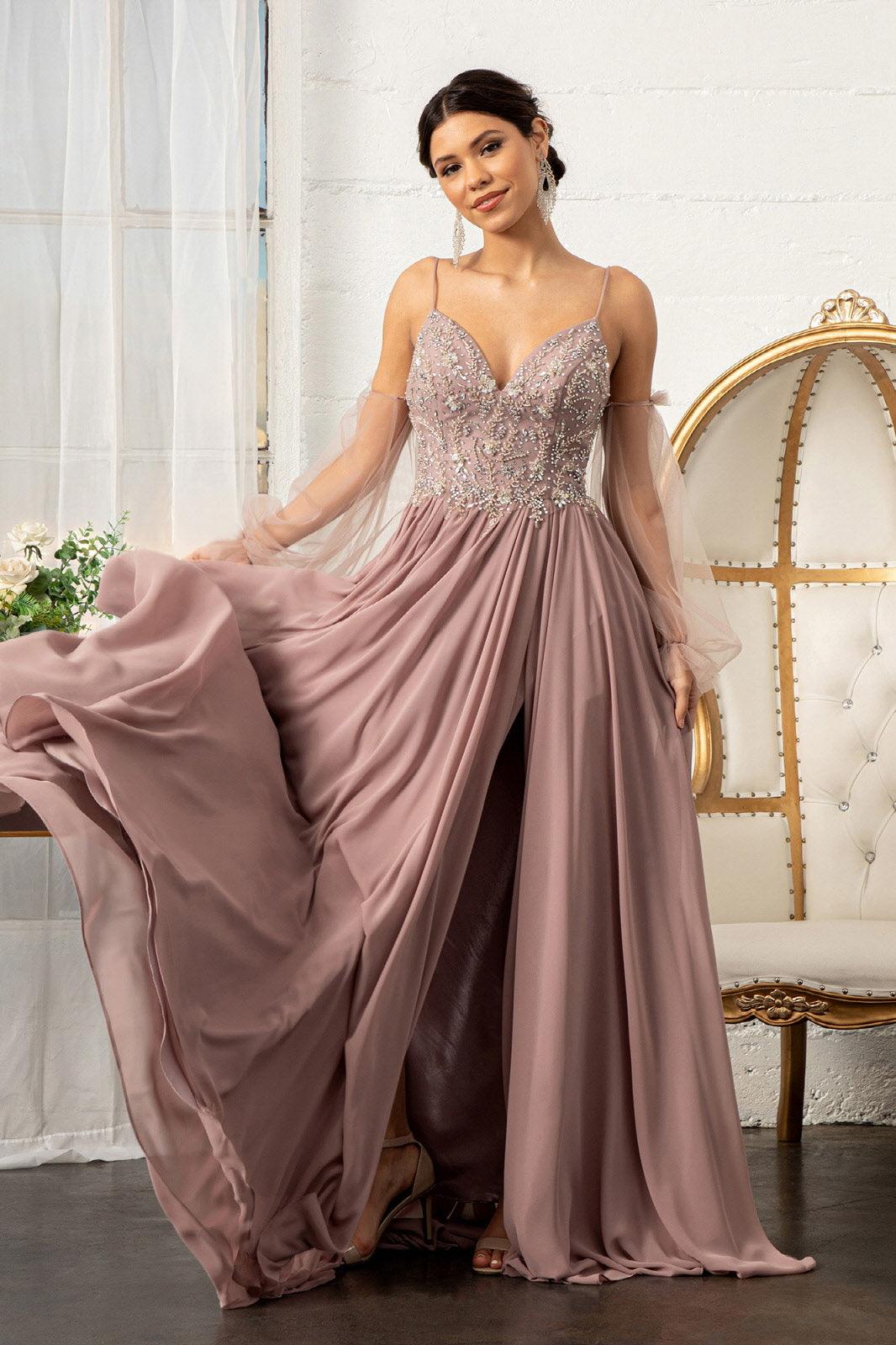 Prom Long Formal Chiffon Evening Dress - Image 3