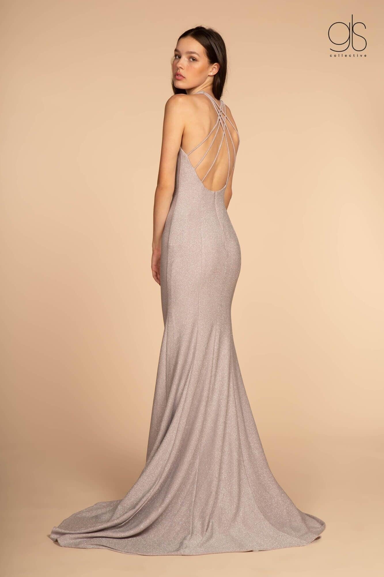 Prom Long Open Back Mermaid Evening Dress - Image 6