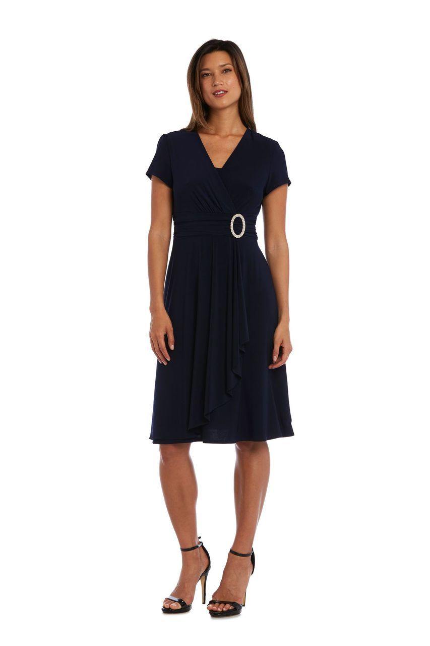 Short Plus Size Dress Black by R&M Richards 1149 - Image 13