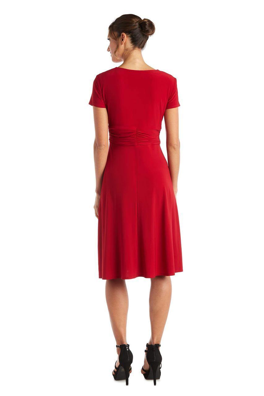 Short Plus Size Dress Black by R&M Richards 1149 - Image 2