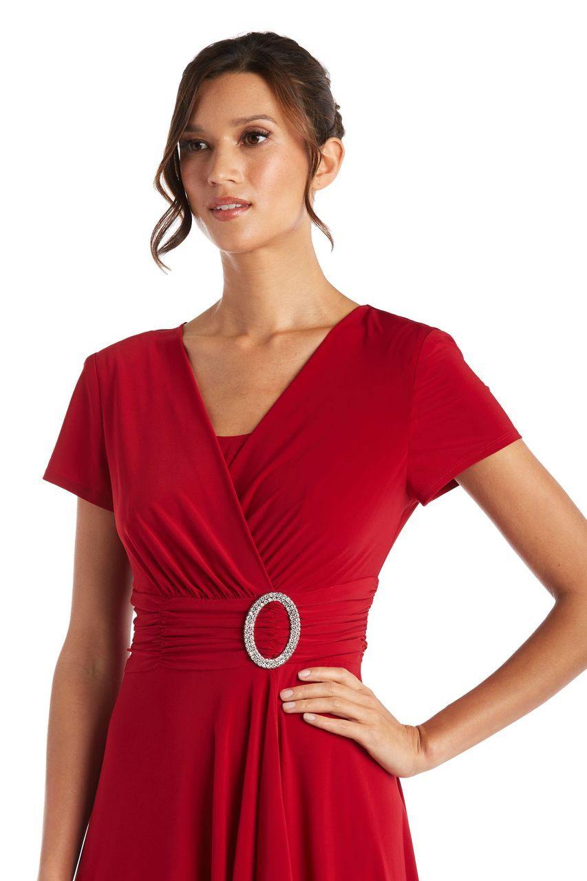 Short Plus Size Dress Black by R&M Richards 1149 - Image 3