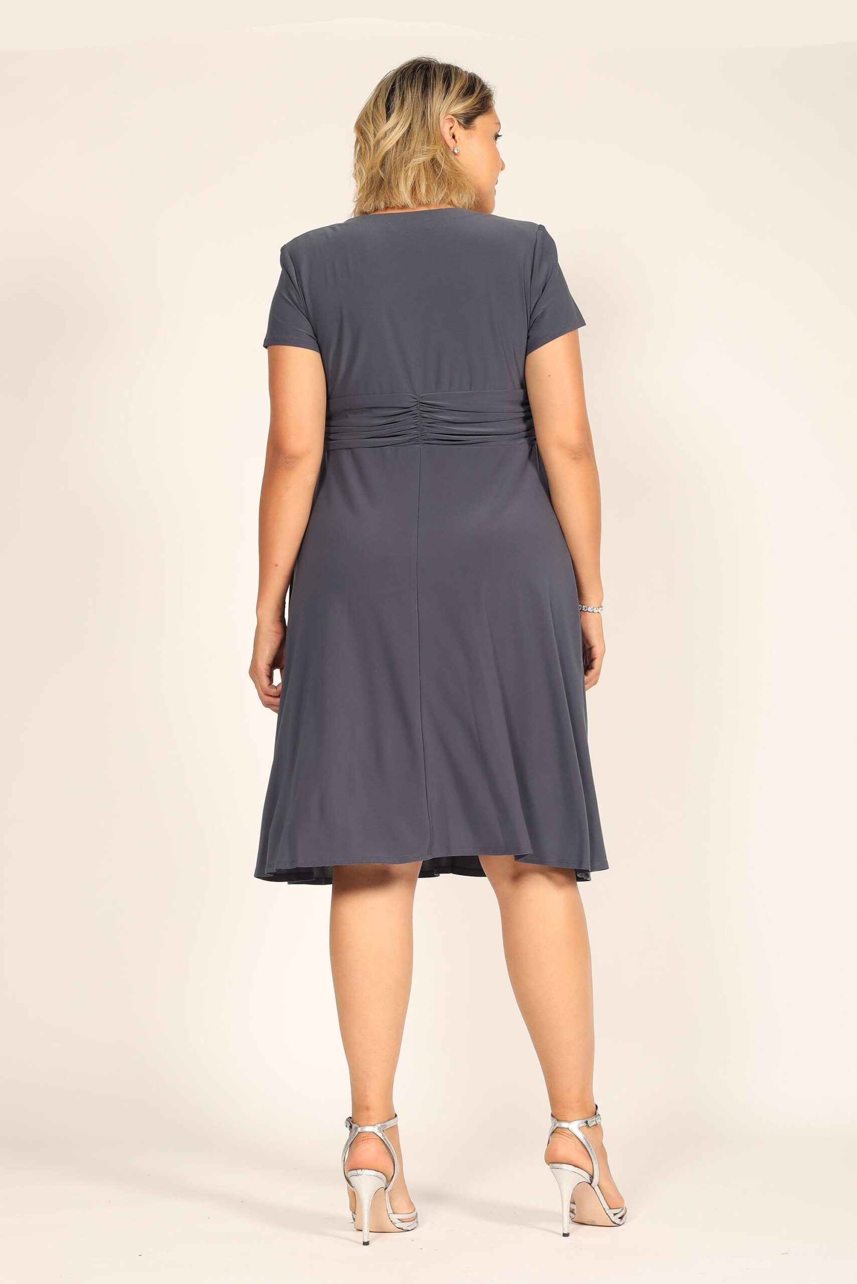 Short Plus Size Dress Black by R&M Richards 1149 - Image 18