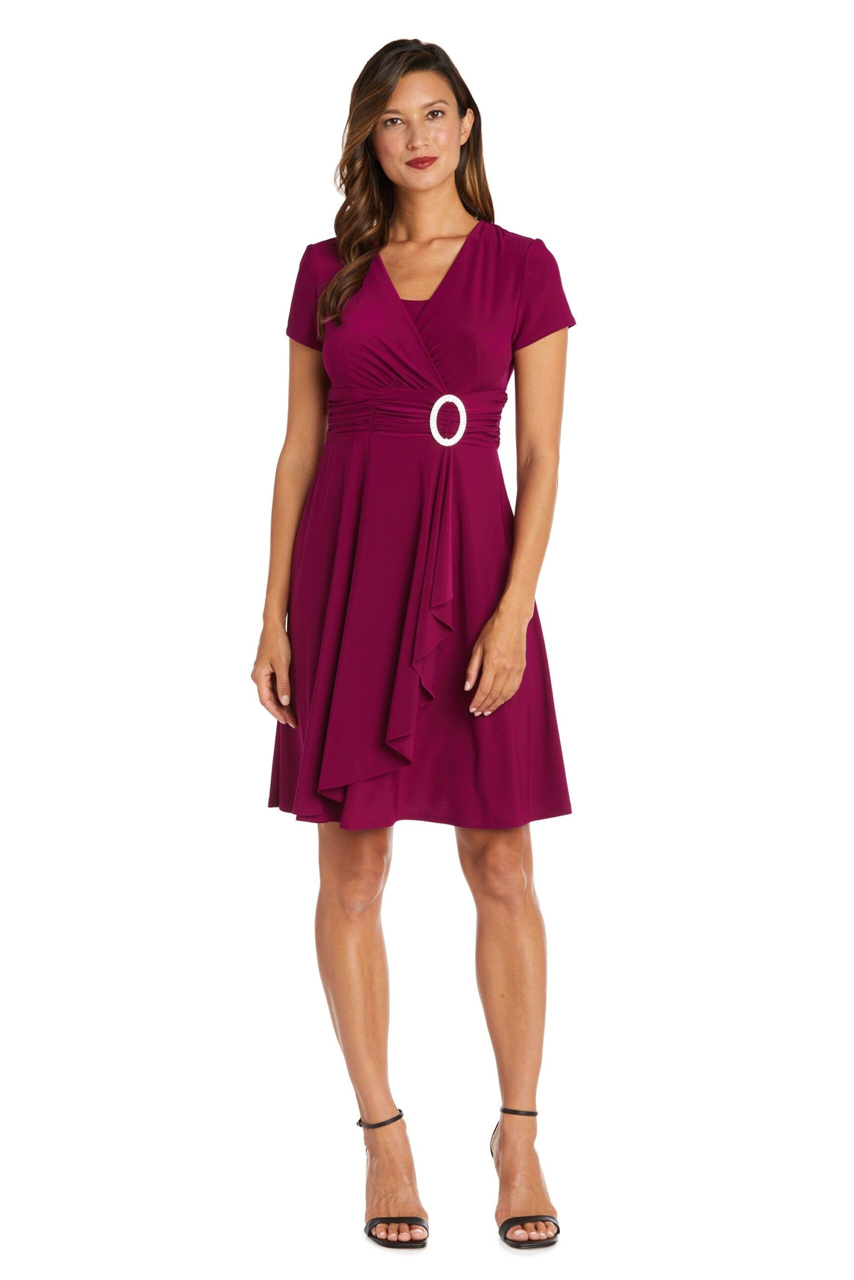 Short Plus Size Dress Black by R&M Richards 1149 - Image 25