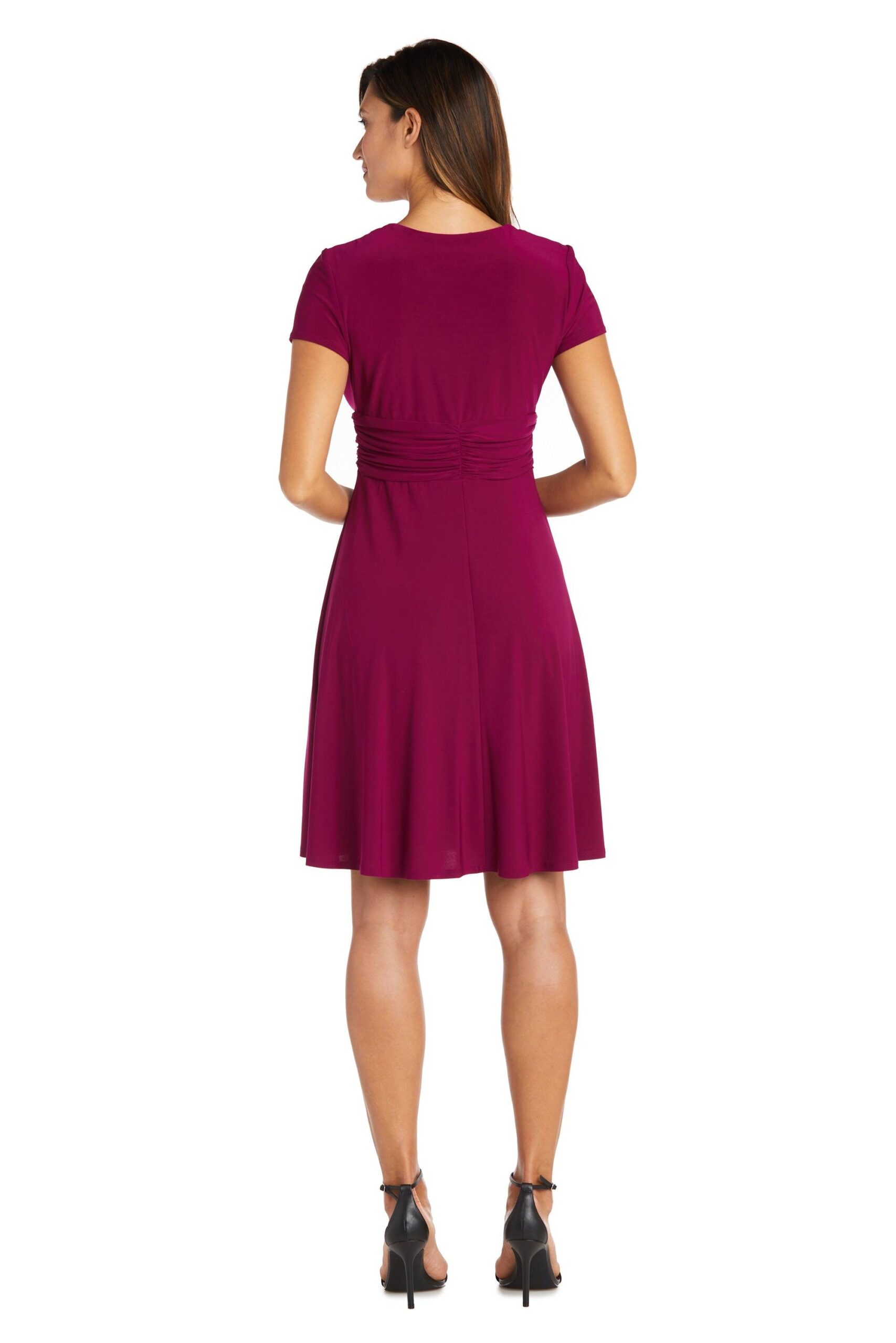 Short Plus Size Dress Black by R&M Richards 1149 - Image 26