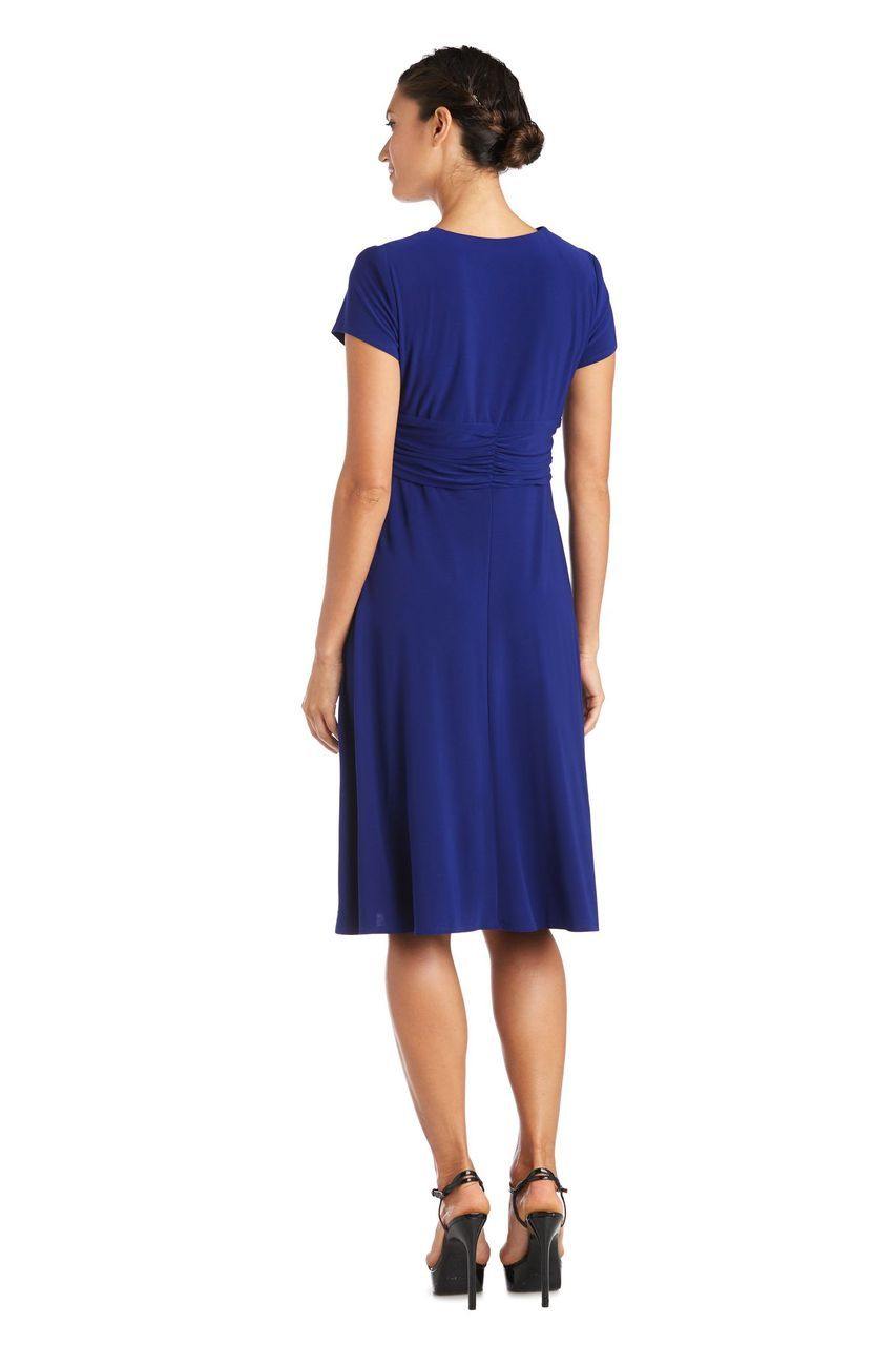 Short Plus Size Dress Black by R&M Richards 1149 - Image 5
