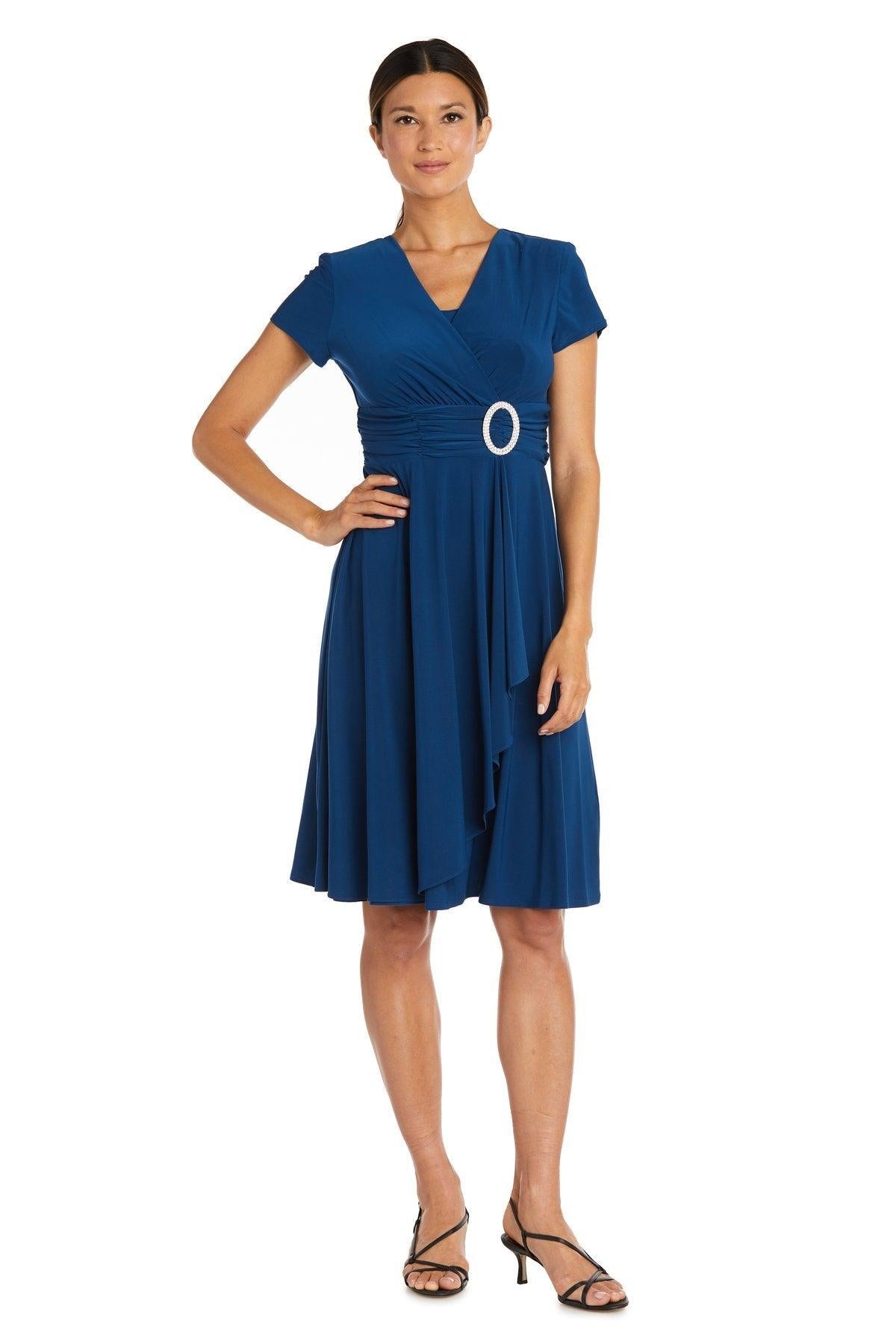 Short Plus Size Dress Mother of the Bride R&M Richards 1149W - Image 16