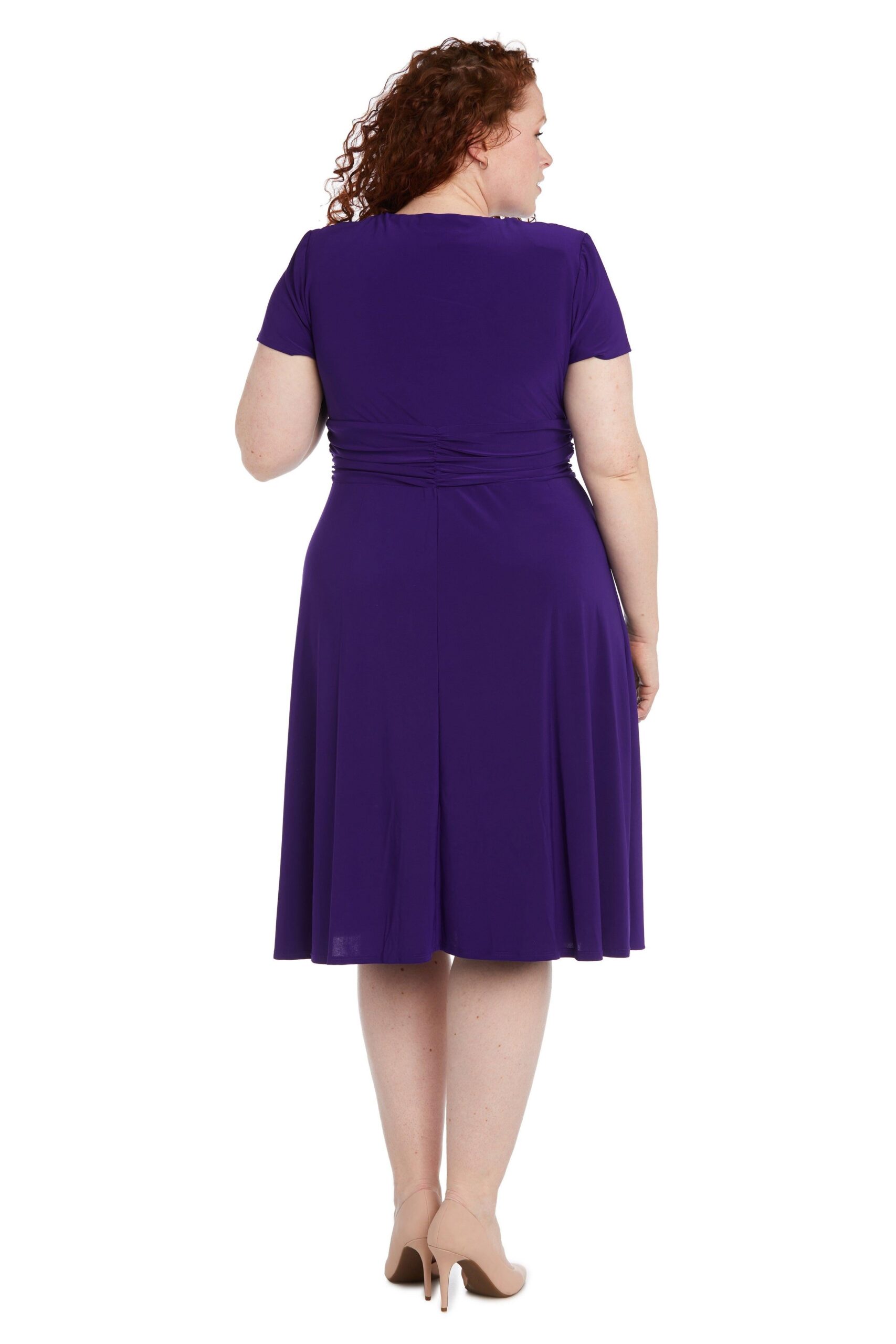 Short Plus Size Dress Mother of the Bride R&M Richards 1149W - Image 20
