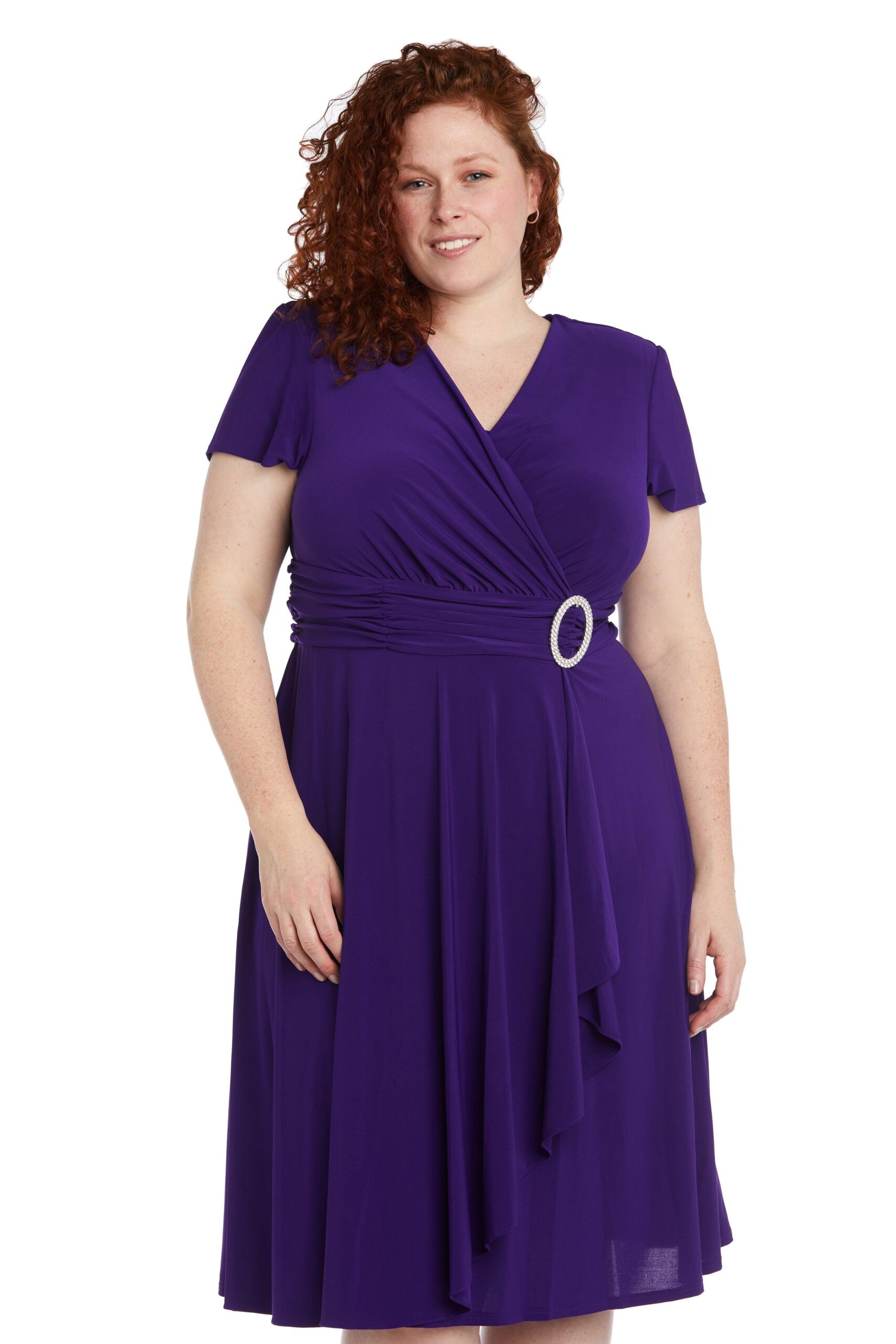 Short Plus Size Dress Mother of the Bride R&M Richards 1149W - Image 21