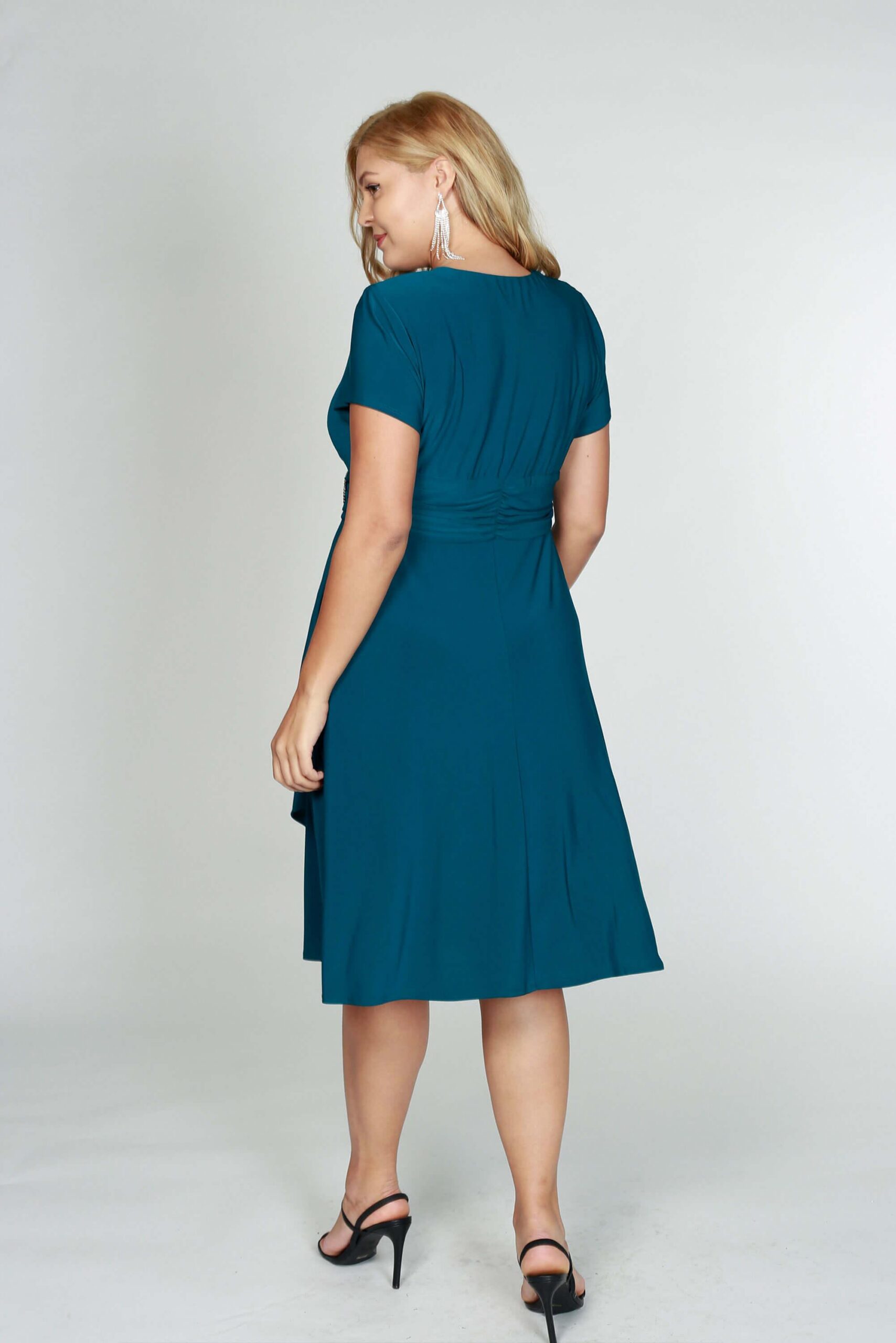 Short Plus Size Dress Mother of the Bride R&M Richards 1149W - Image 8