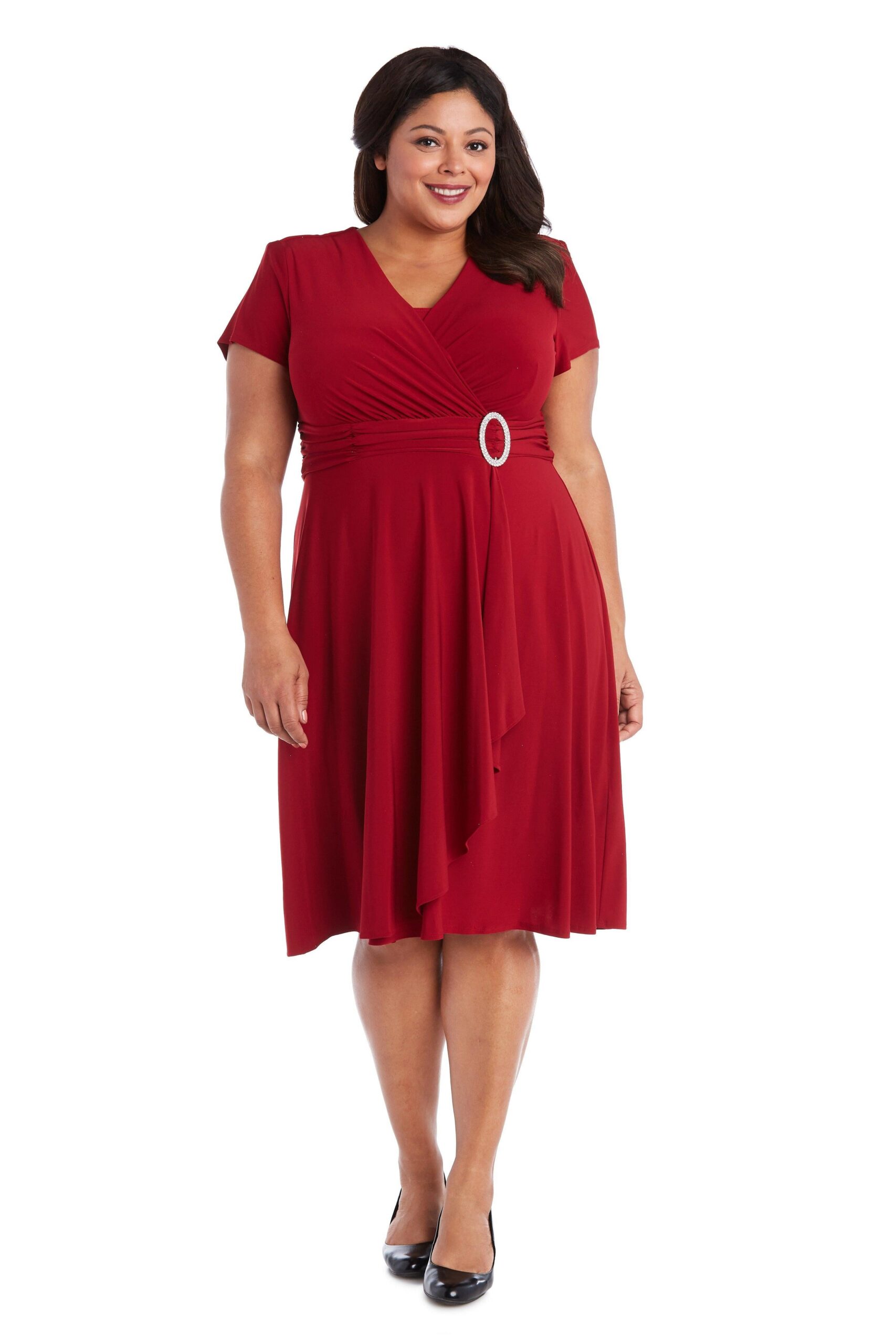 Short Plus Size Dress Mother of the Bride R&M Richards 1149W - Image 22