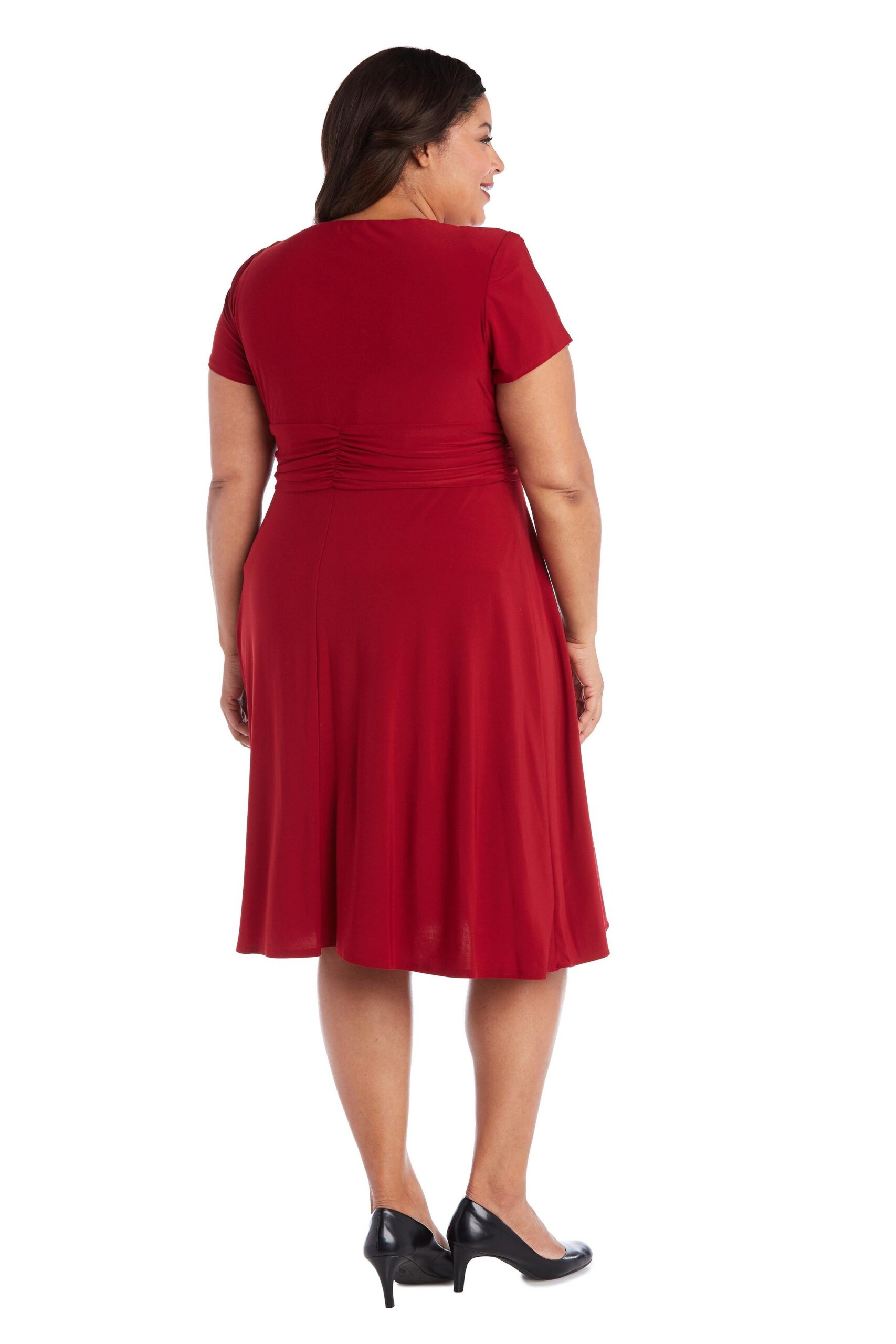 Short Plus Size Dress Mother of the Bride R&M Richards 1149W - Image 23