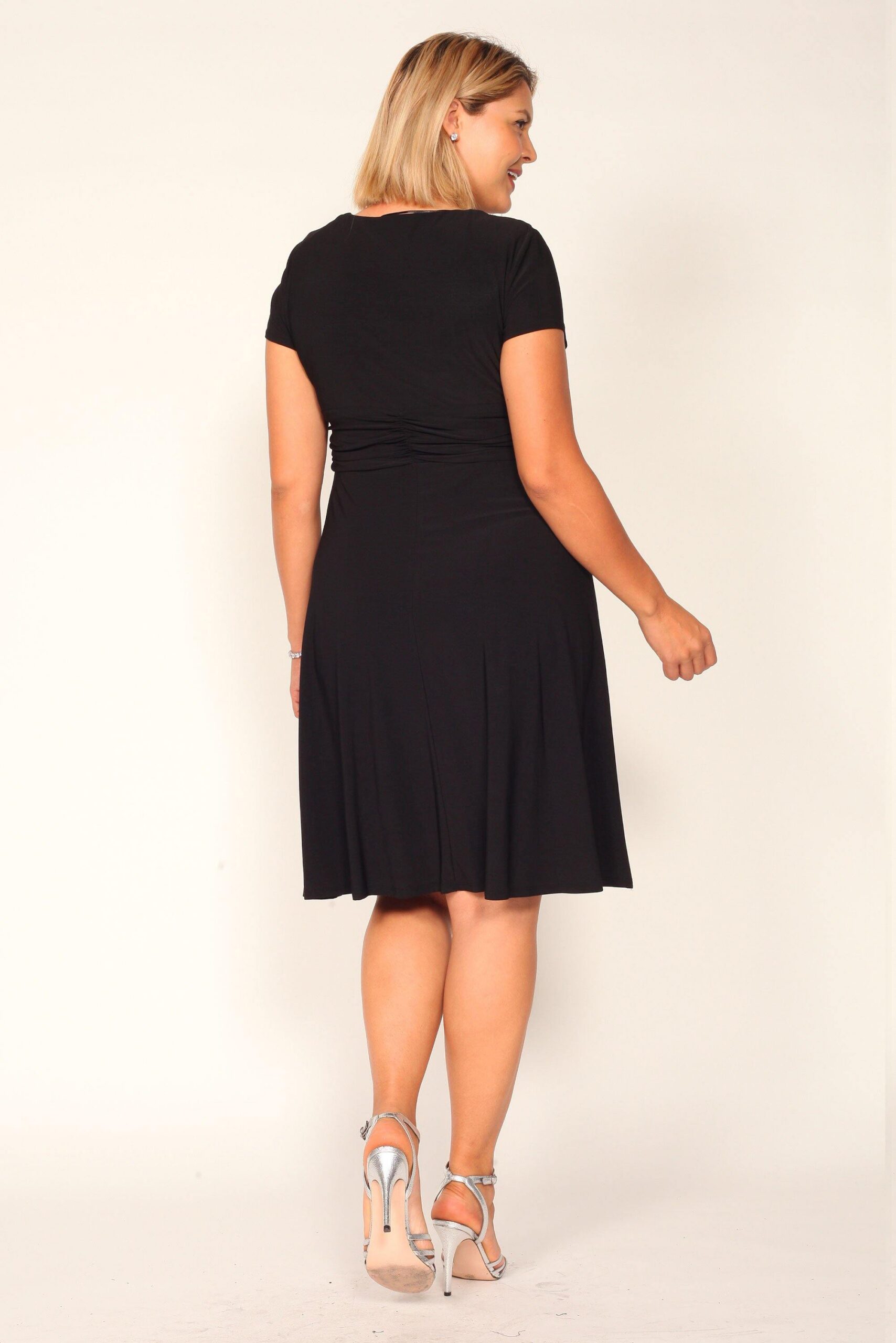 Short Plus Size Dress Mother of the Bride R&M Richards 1149W - Image 12
