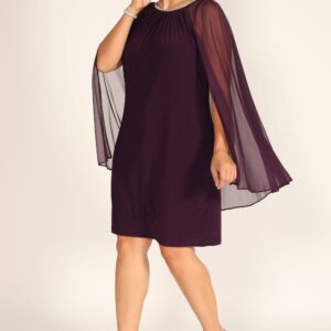 Short Plus Size Dress Cape R&M Richards 2496W