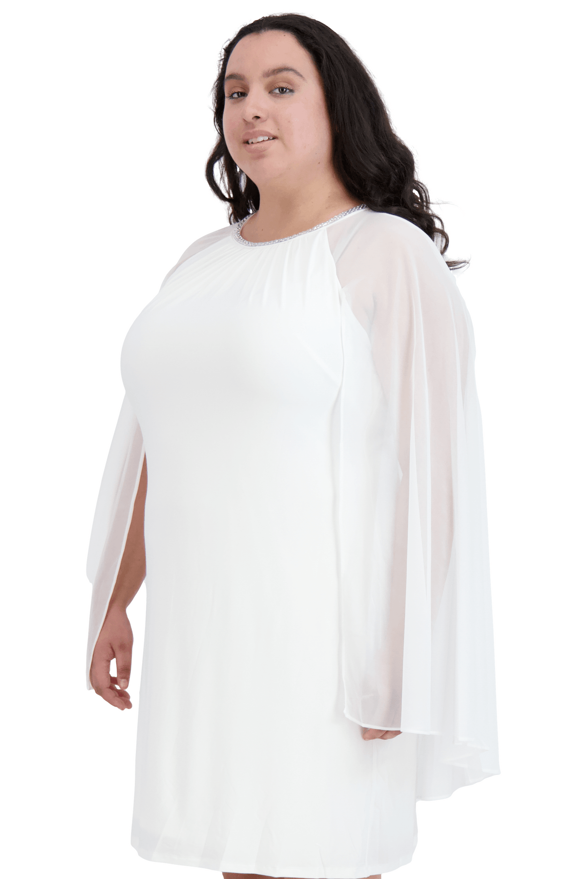 Short Plus Size Dress Cape R&M Richards 2496W - Image 14