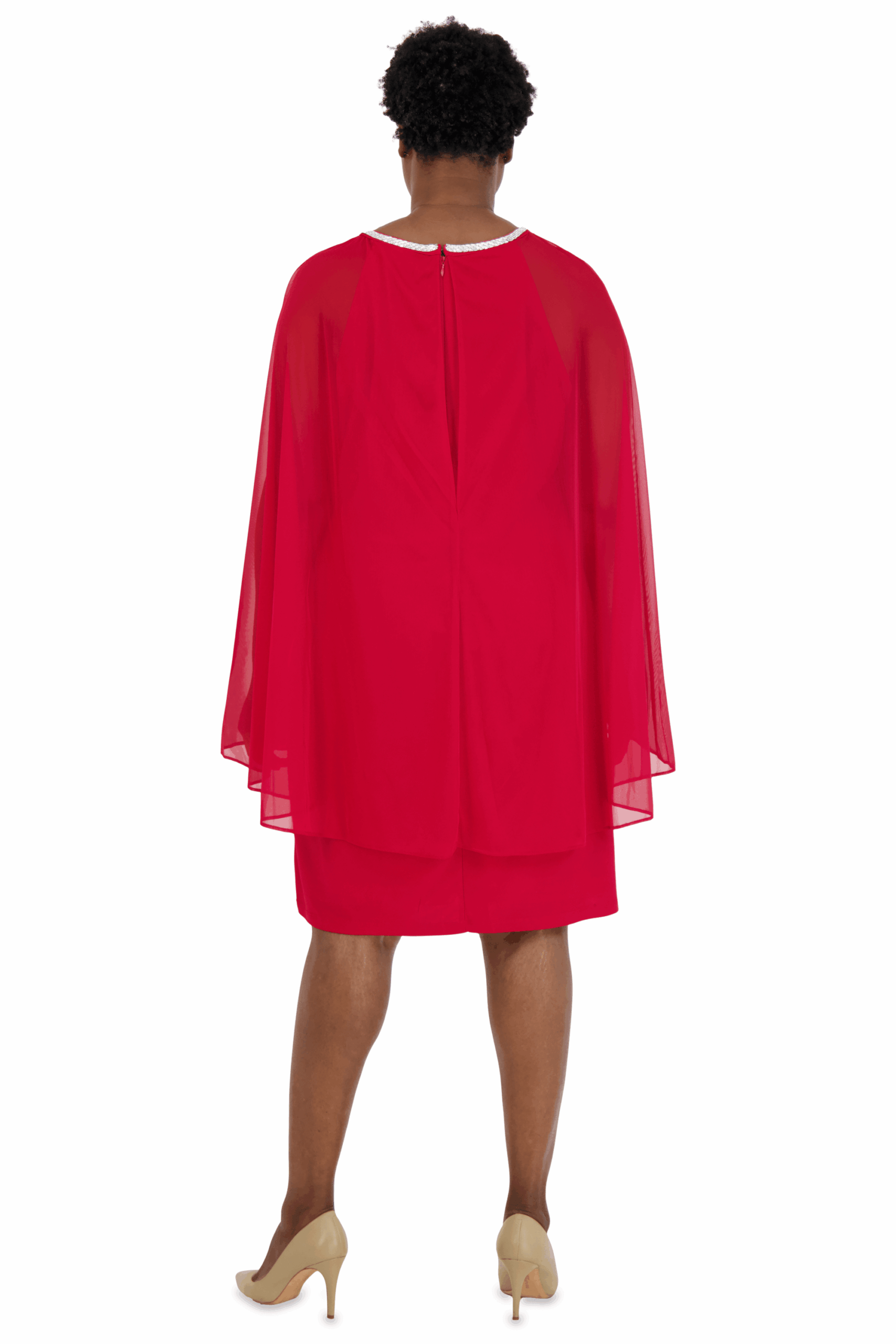 Short Plus Size Dress Cape R&M Richards 2496W - Image 16