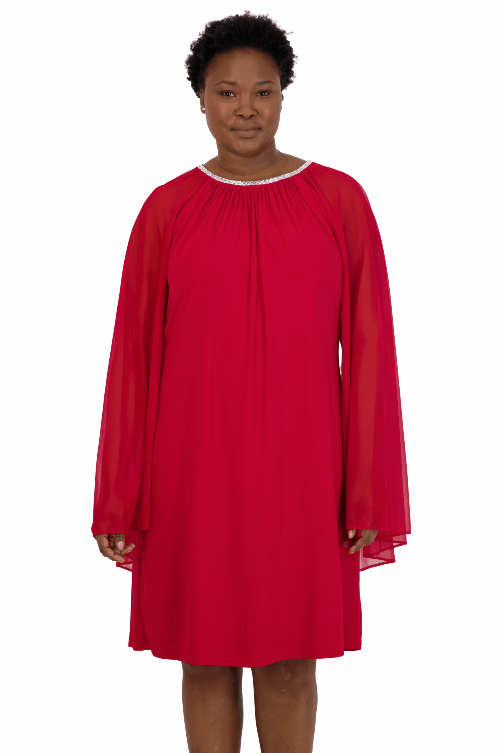 Short Plus Size Dress Cape R&M Richards 2496W - Image 17