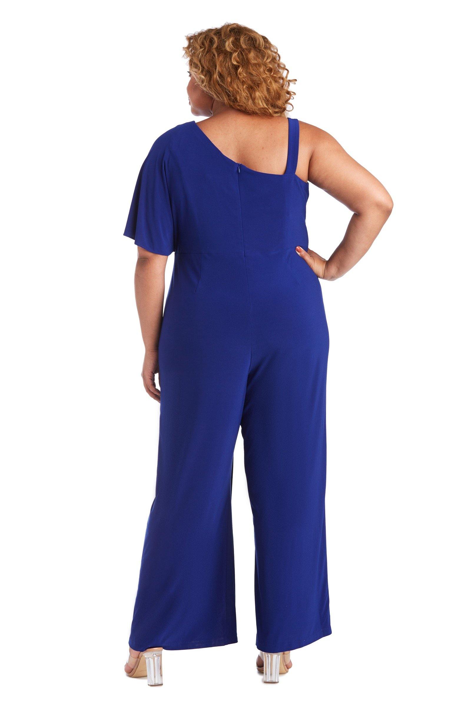 Formal Plus Size Jumpsuit Jumpsuit R&M Richards 3130W - Image 9
