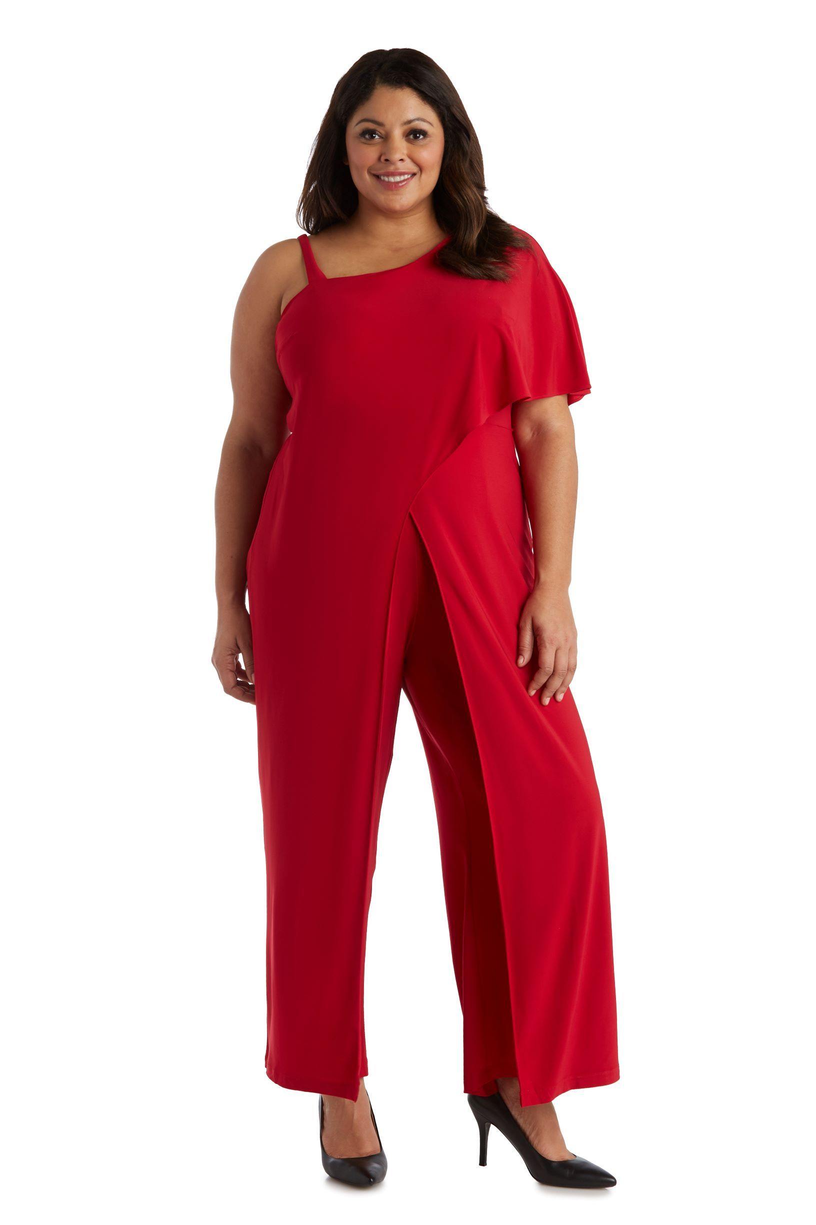 Formal Plus Size Jumpsuit Jumpsuit R&M Richards 3130W - Image 2