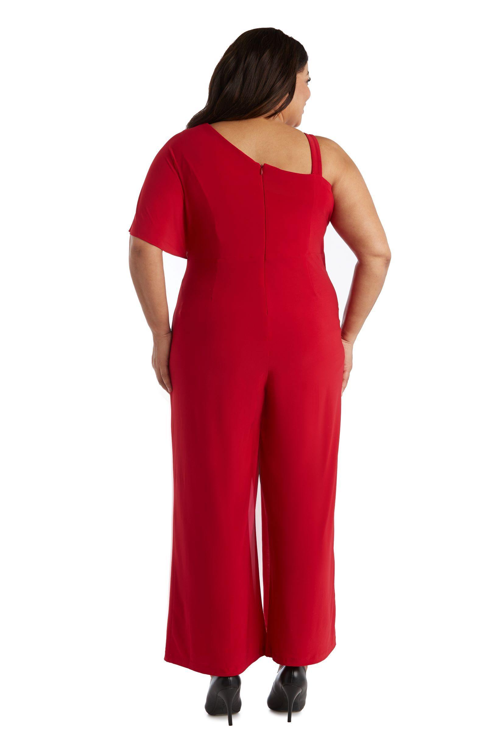 Formal Plus Size Jumpsuit Jumpsuit R&M Richards 3130W - Image 3