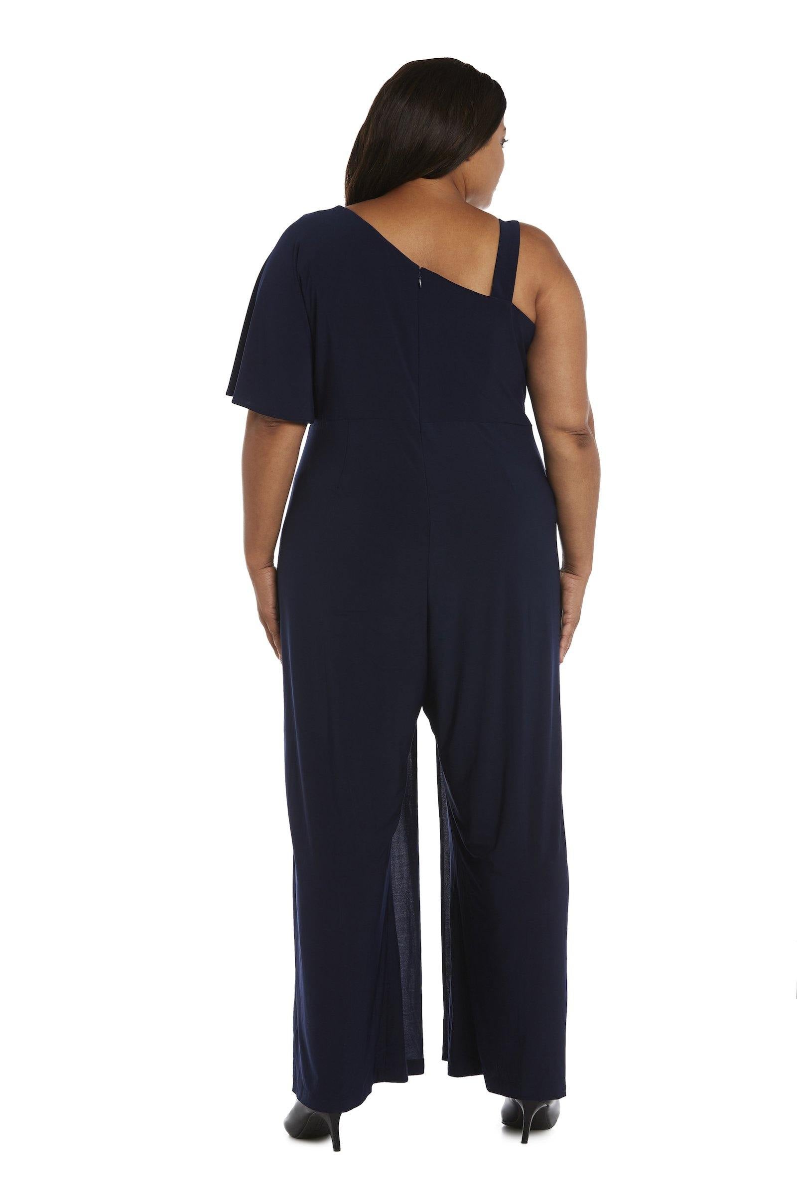 Formal Plus Size Jumpsuit Jumpsuit R&M Richards 3130W - Image 5