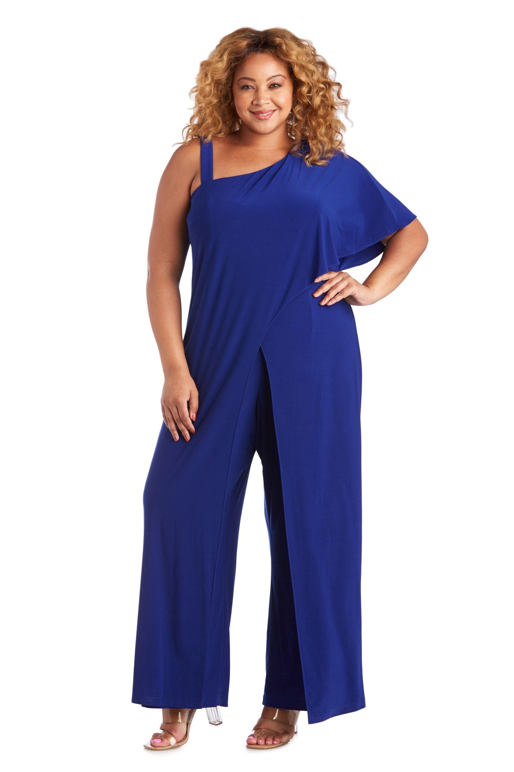 Formal Plus Size Jumpsuit Jumpsuit R&M Richards 3130W - Image 8