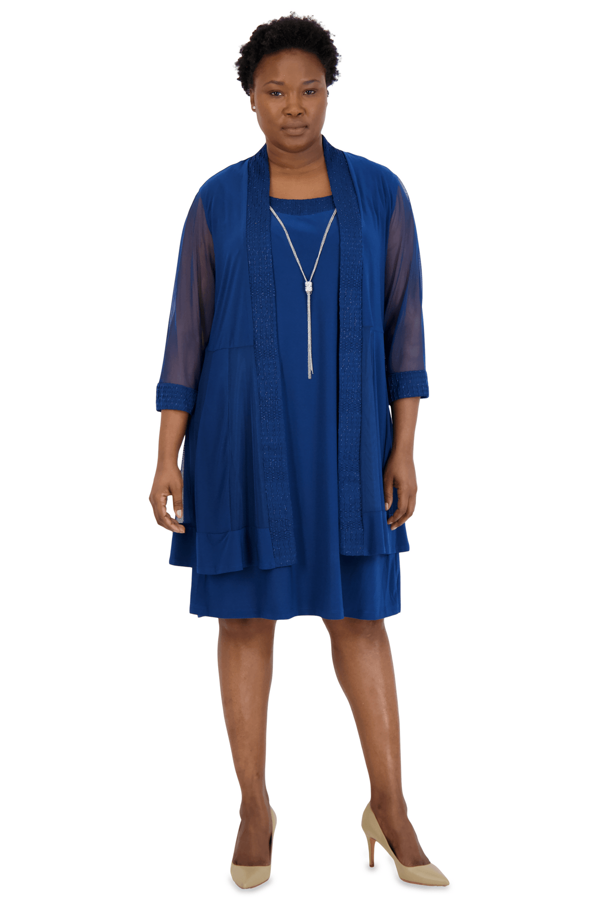 Short Plus Size Jacket Formal R&M Richards 5394W - Image 18