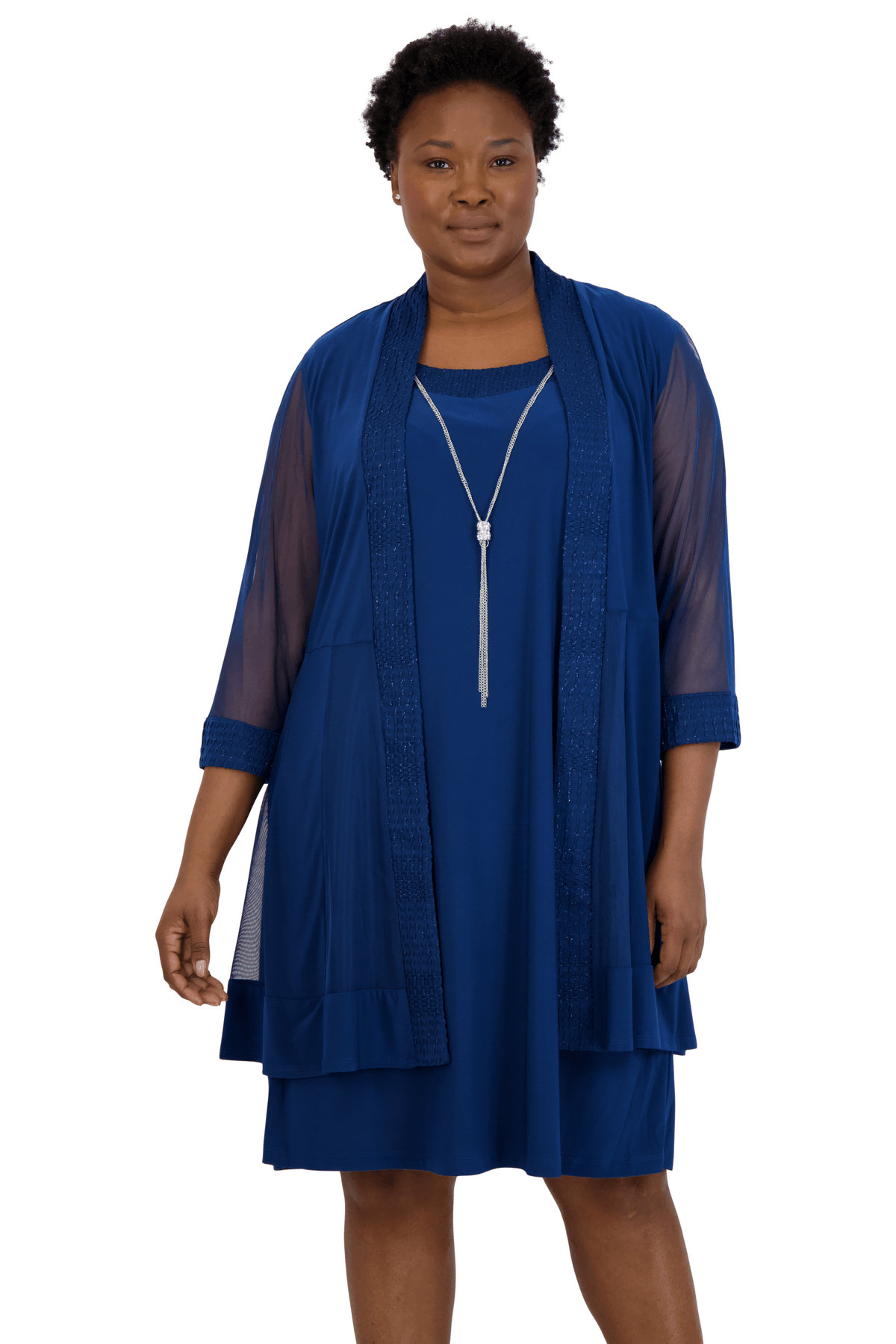 Short Plus Size Jacket Formal R&M Richards 5394W - Image 22