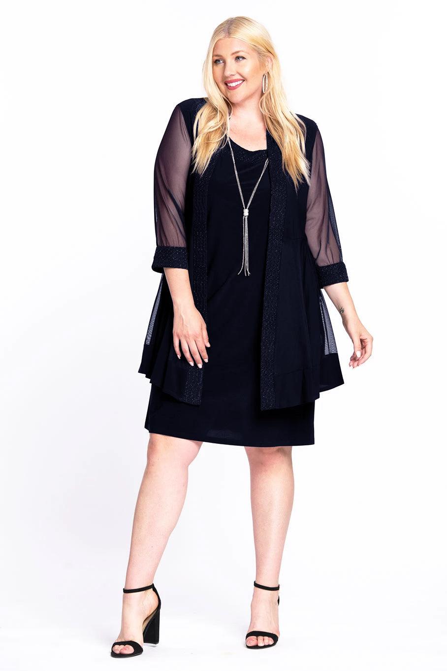 Short Plus Size Jacket Formal R&M Richards 5394W - Image 8