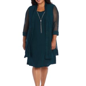 Short Plus Size Jacket Formal R&M Richards 5394W