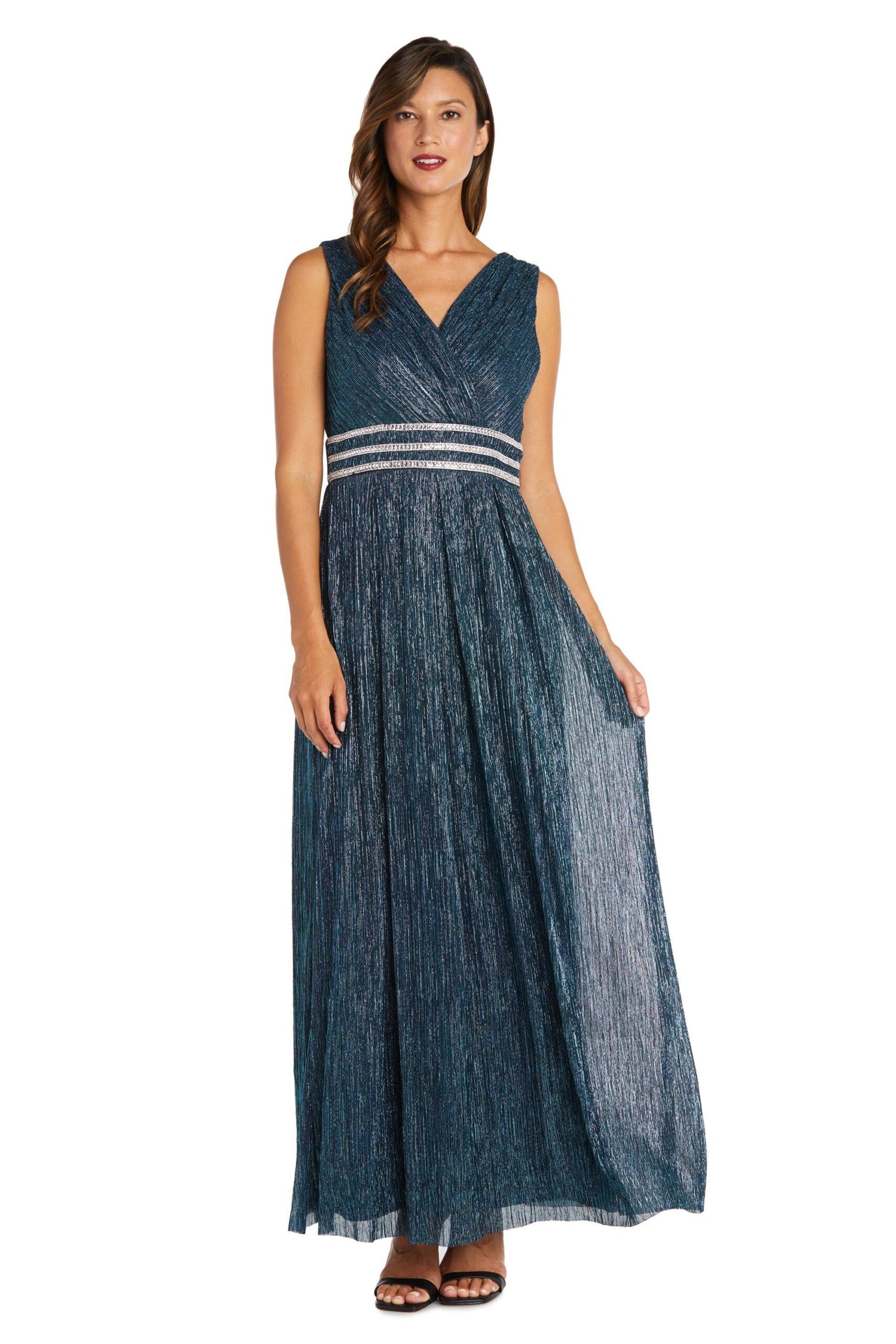 Long Mother Of The Bride Dress Long R&M Richards 7068 - Image 16