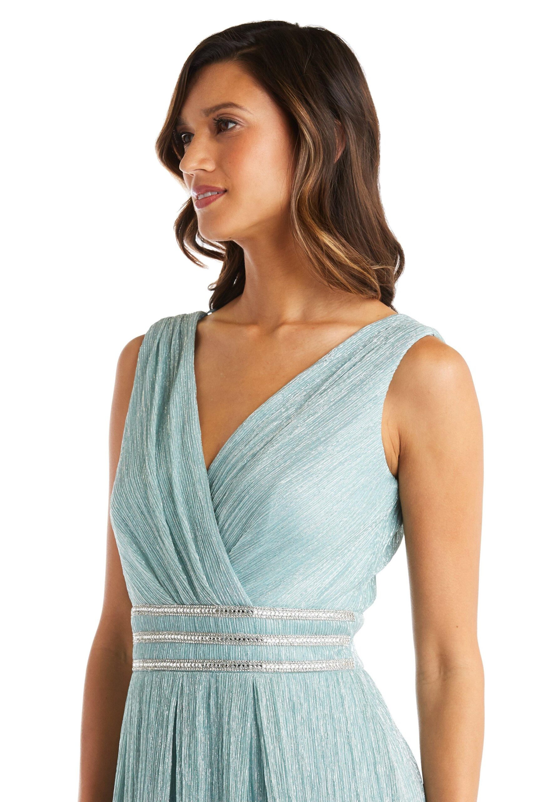 Long Mother Of The Bride Dress Long R&M Richards 7068 - Image 3