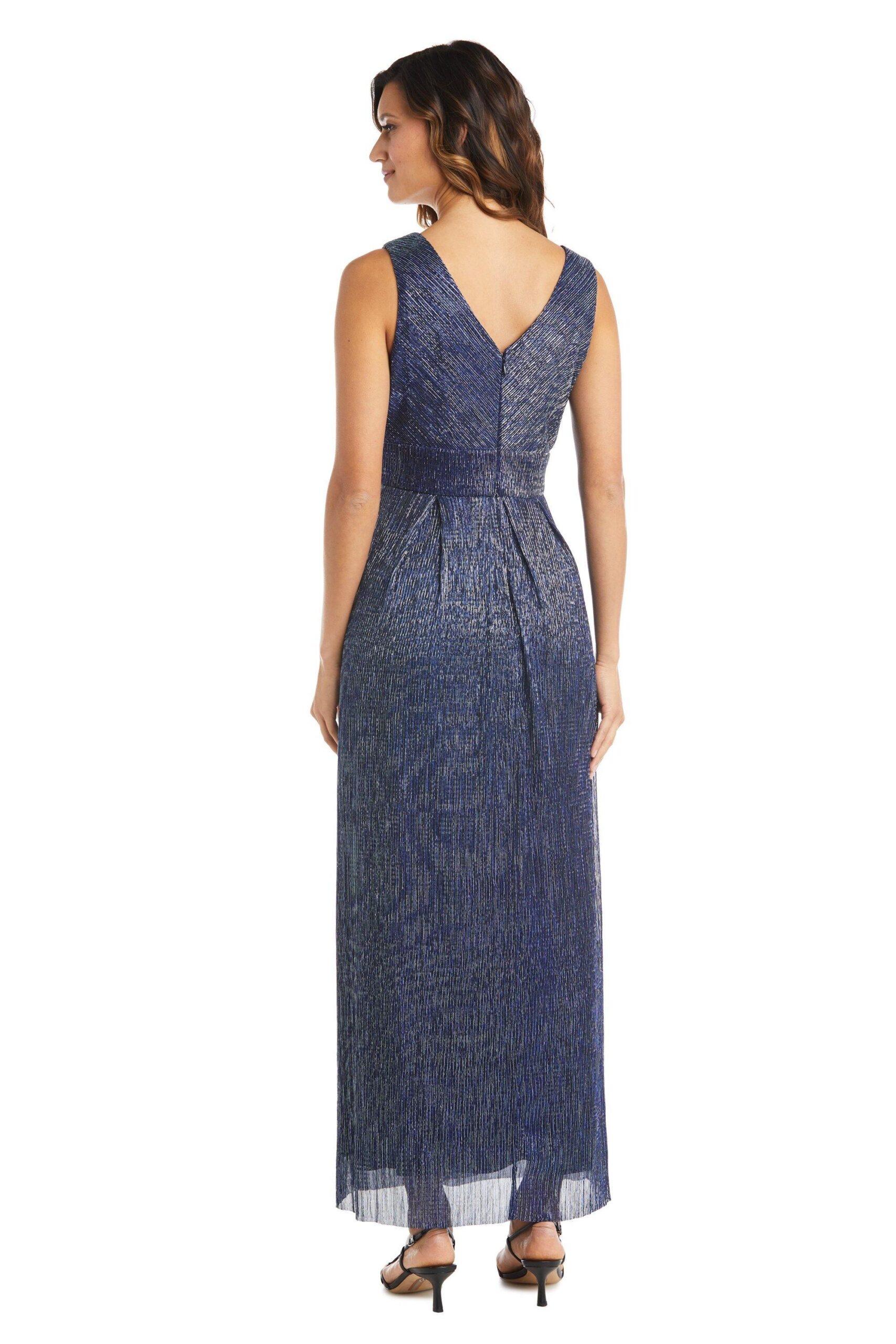 Long Mother Of The Bride Dress Long R&M Richards 7068 - Image 5