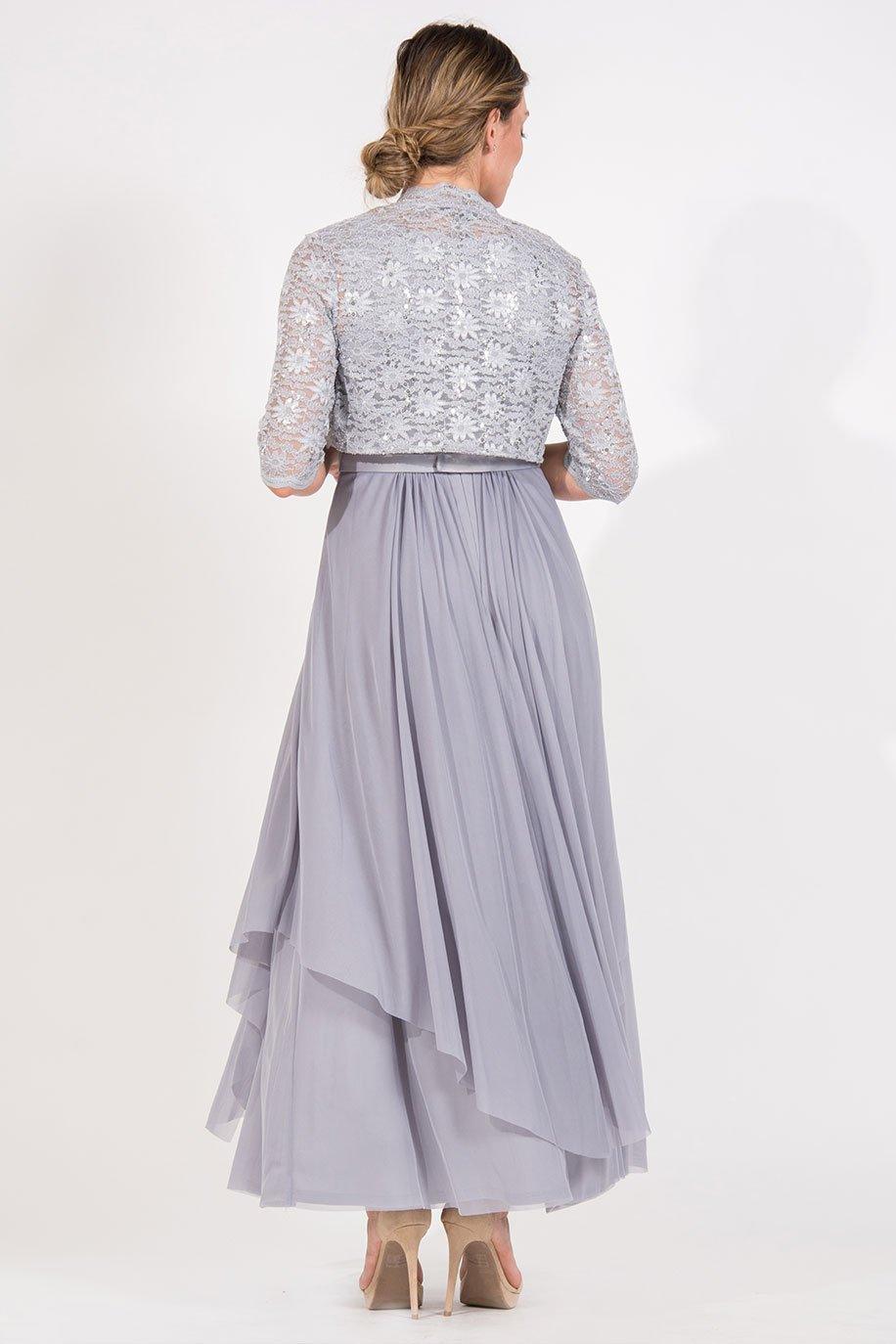 Mother of the Bride Long Evening Jacket Dress by R&M Richards 7300 - Image 2